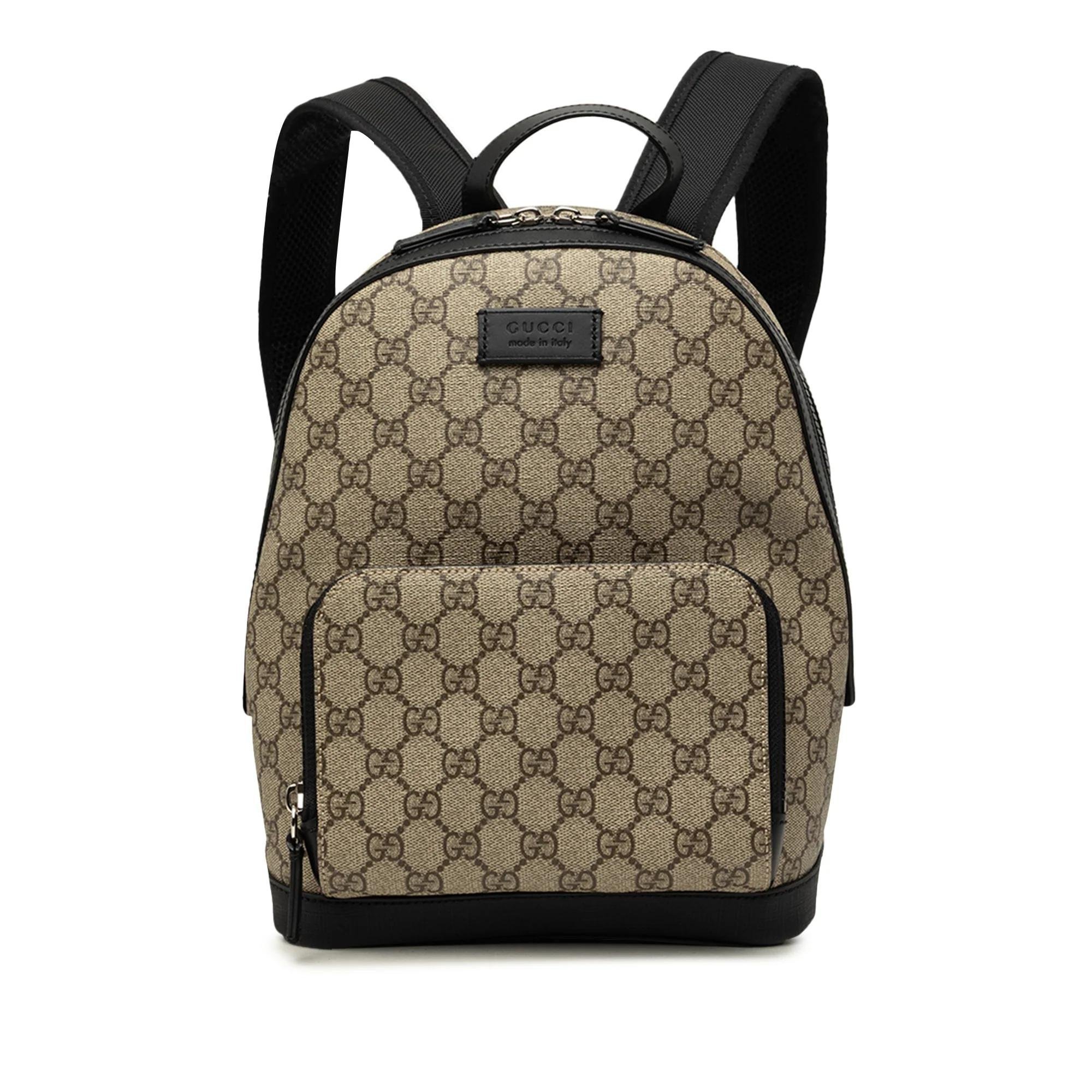 Leather backpack