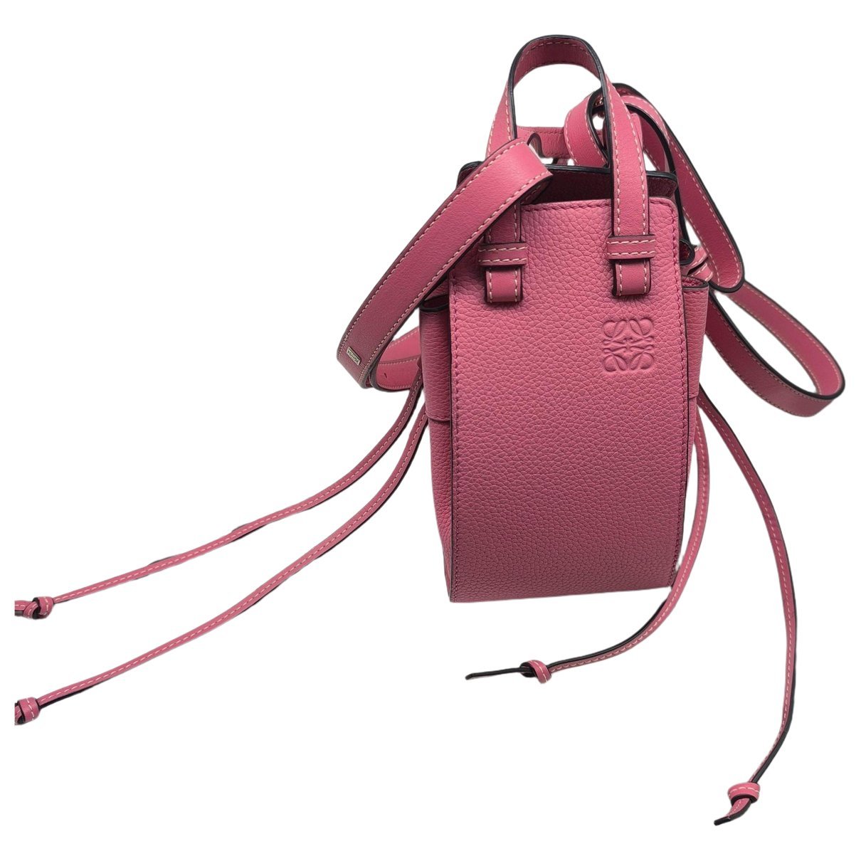 Hammock leather handbag