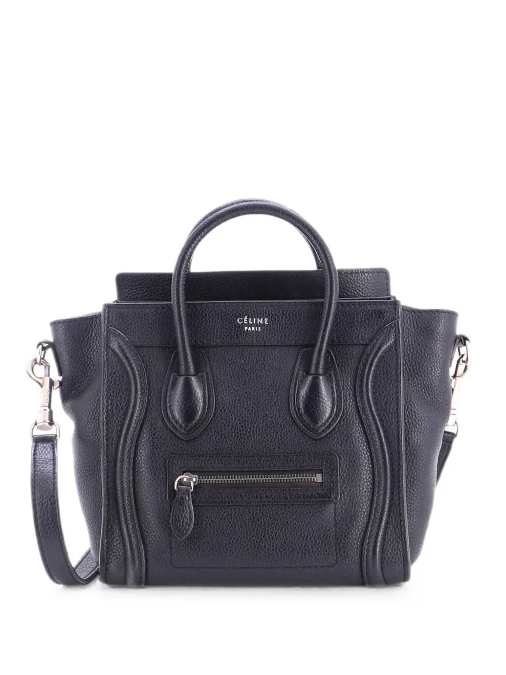 Luggage Bag Grainy Leather Nano crossbody bag