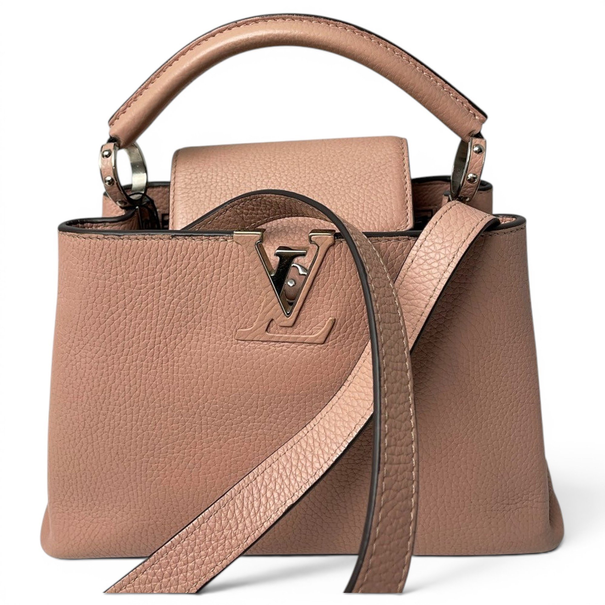 Capucines leather handbag