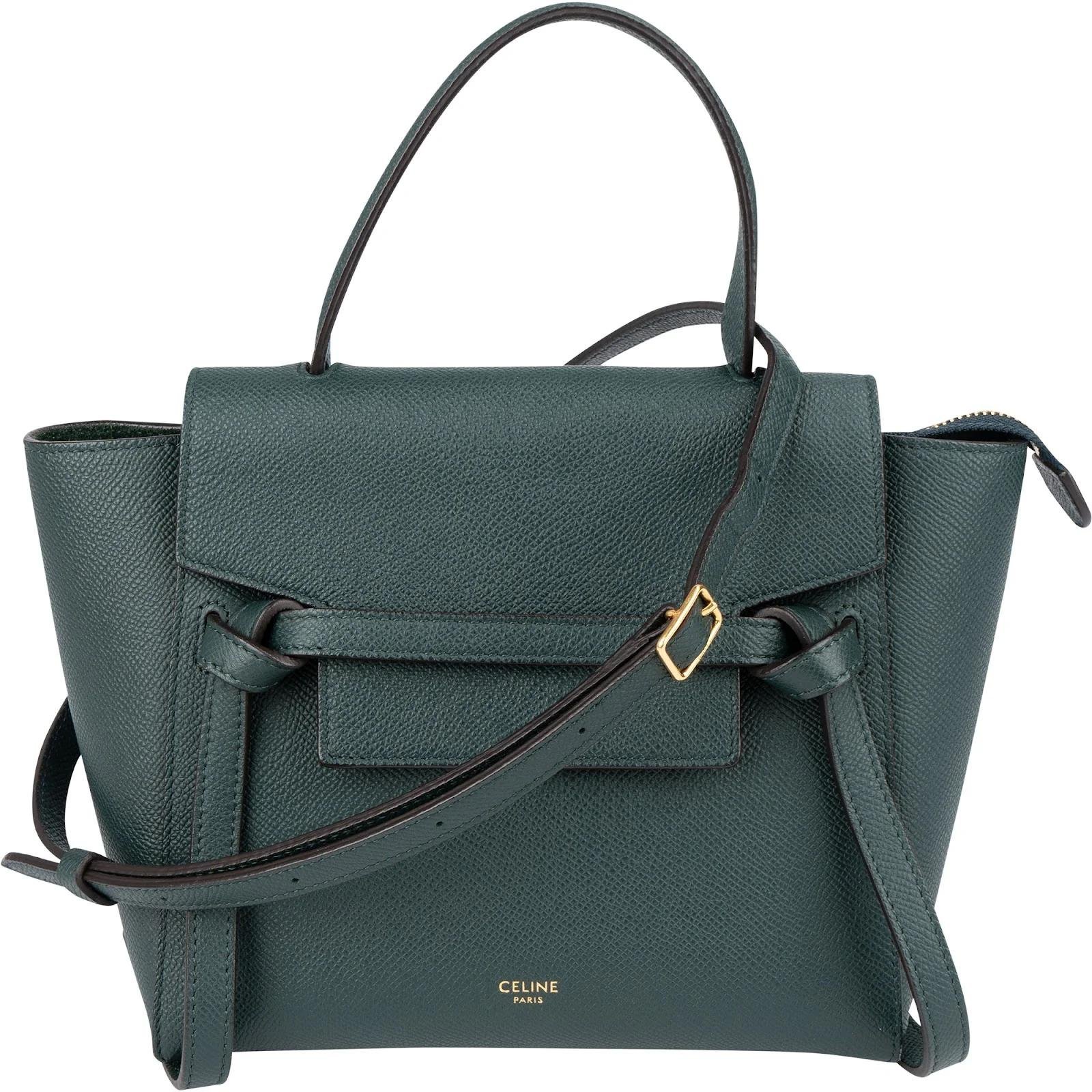 Belt leather crossbody bag