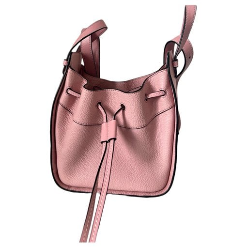 Hammock leather handbag