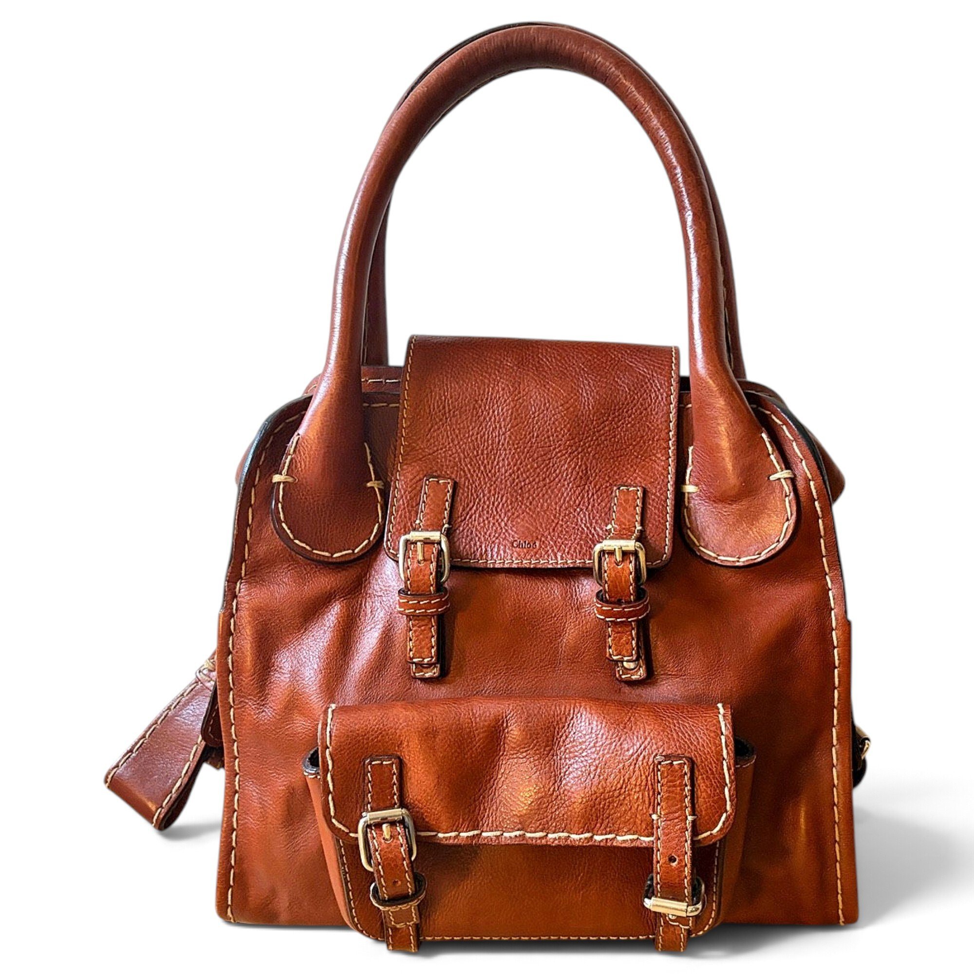 Edith leather handbag