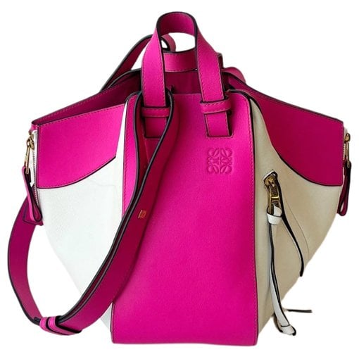 Hammock leather handbag
