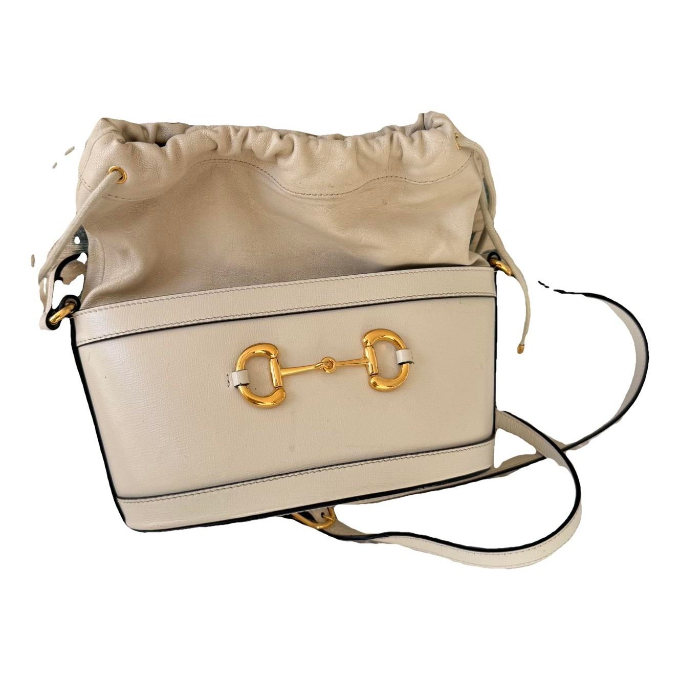 Horsebit 1955 Bucket leather crossbody bag