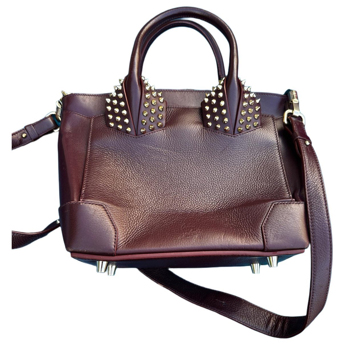 Leather tote