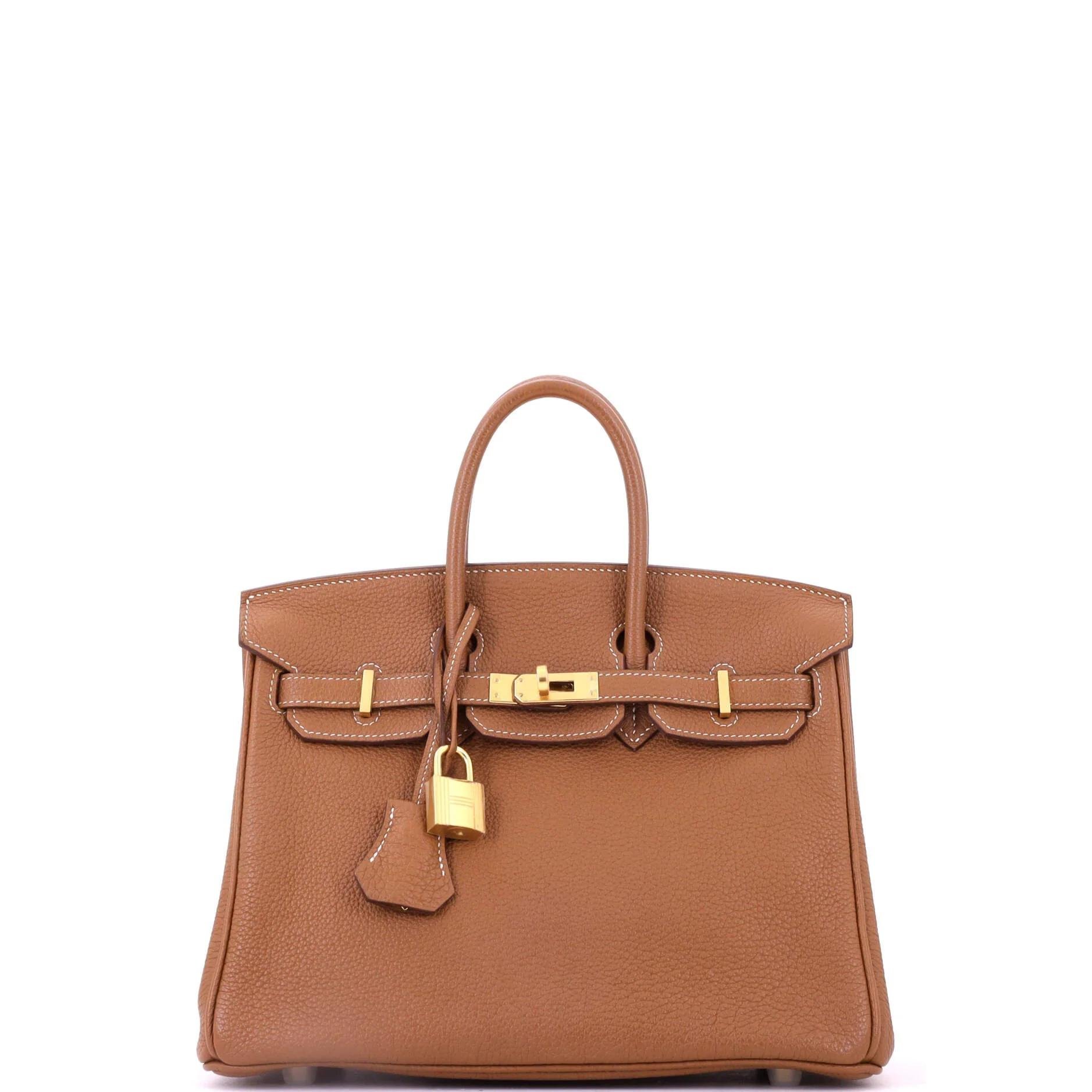 Birkin 25 leather tote