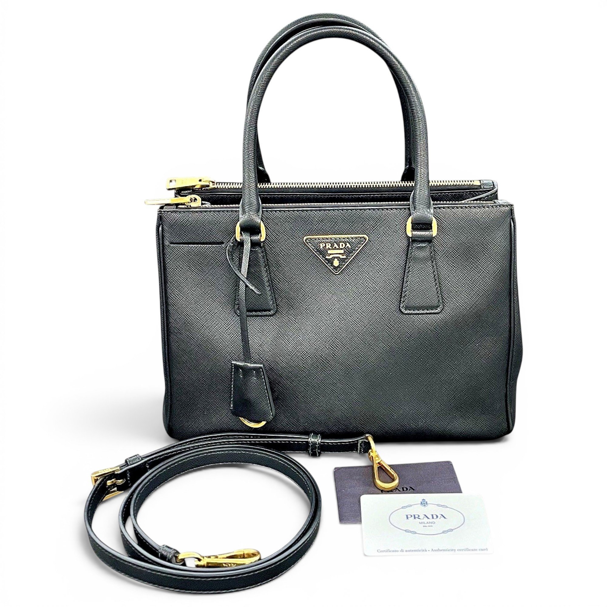 Galleria leather handbag