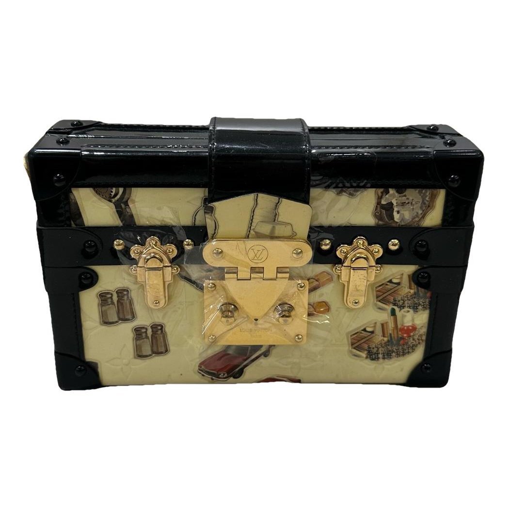Petite Malle leather handbag