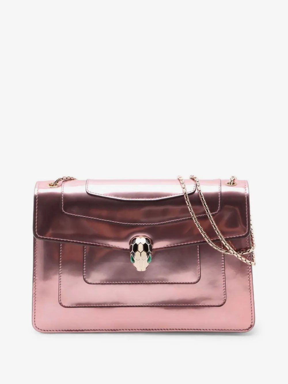 2010-2026 Small Patent Serpenti Forever crossbody bag