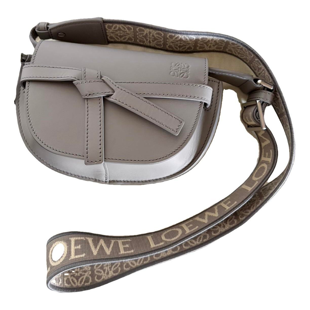 Gate leather crossbody bag