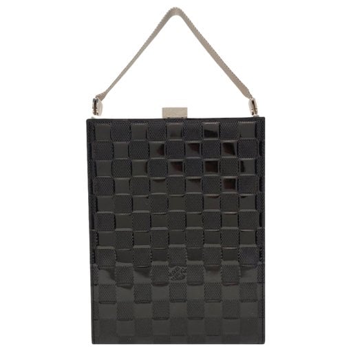 Patent leather handbag