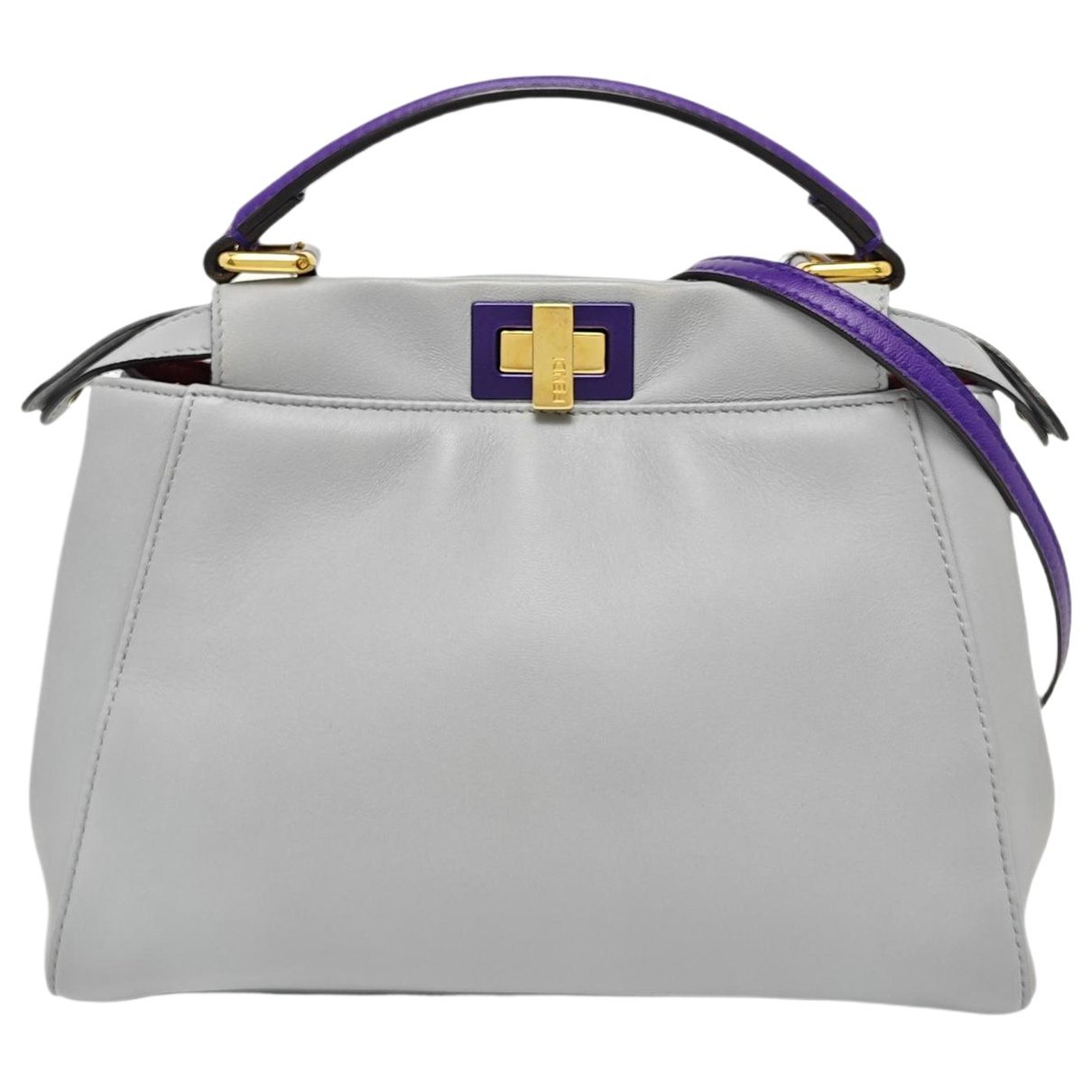 Peekaboo leather handbag