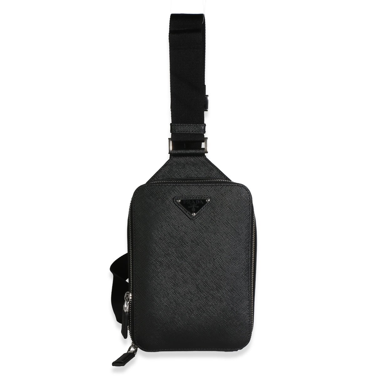 Black Saffiano Brique Slingbag