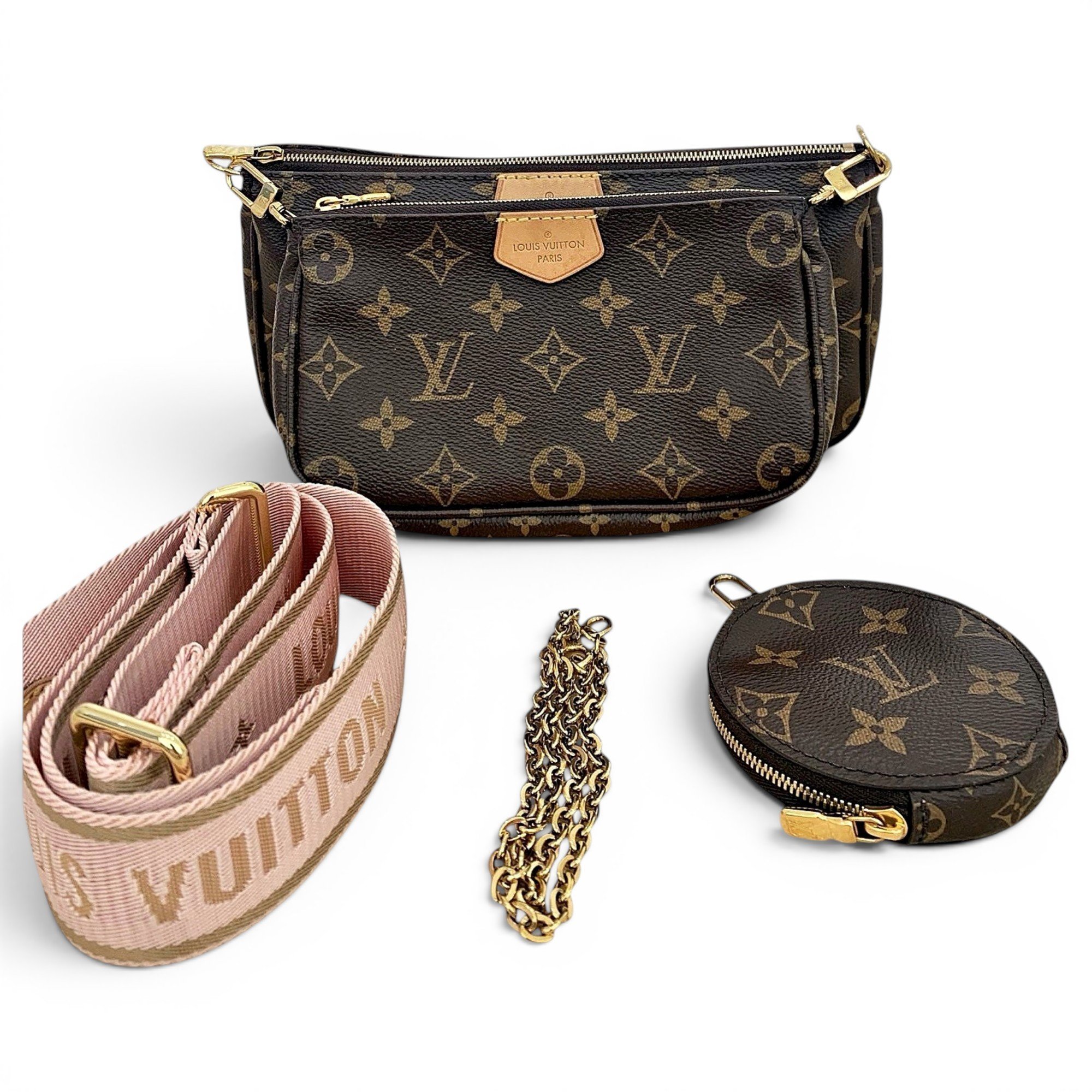 Multi Pochette Accessoires leather handbag