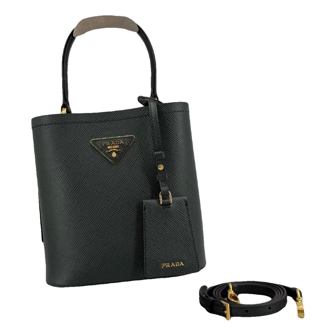 Panier leather handbag