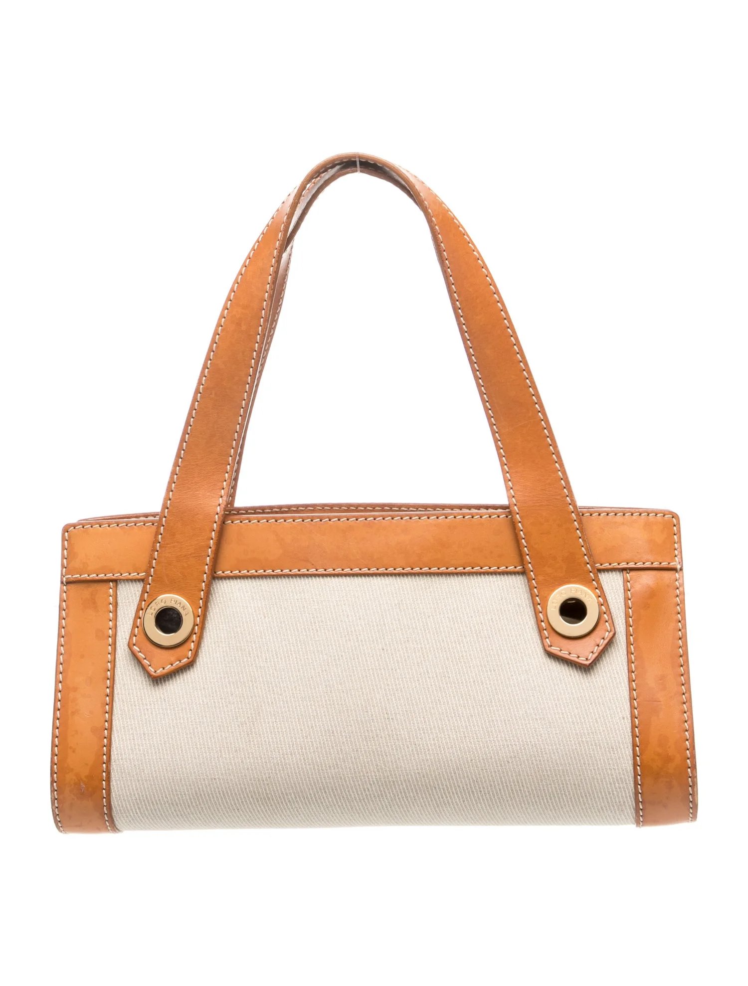 Loro Piana Canvas Shoulder Bag