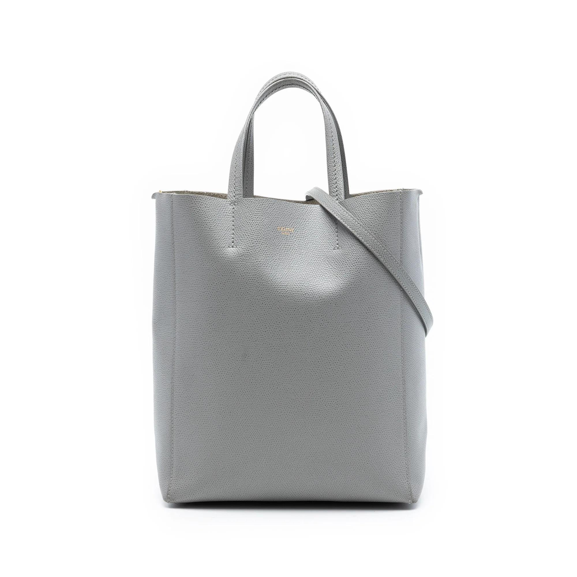 Cabas leather handbag