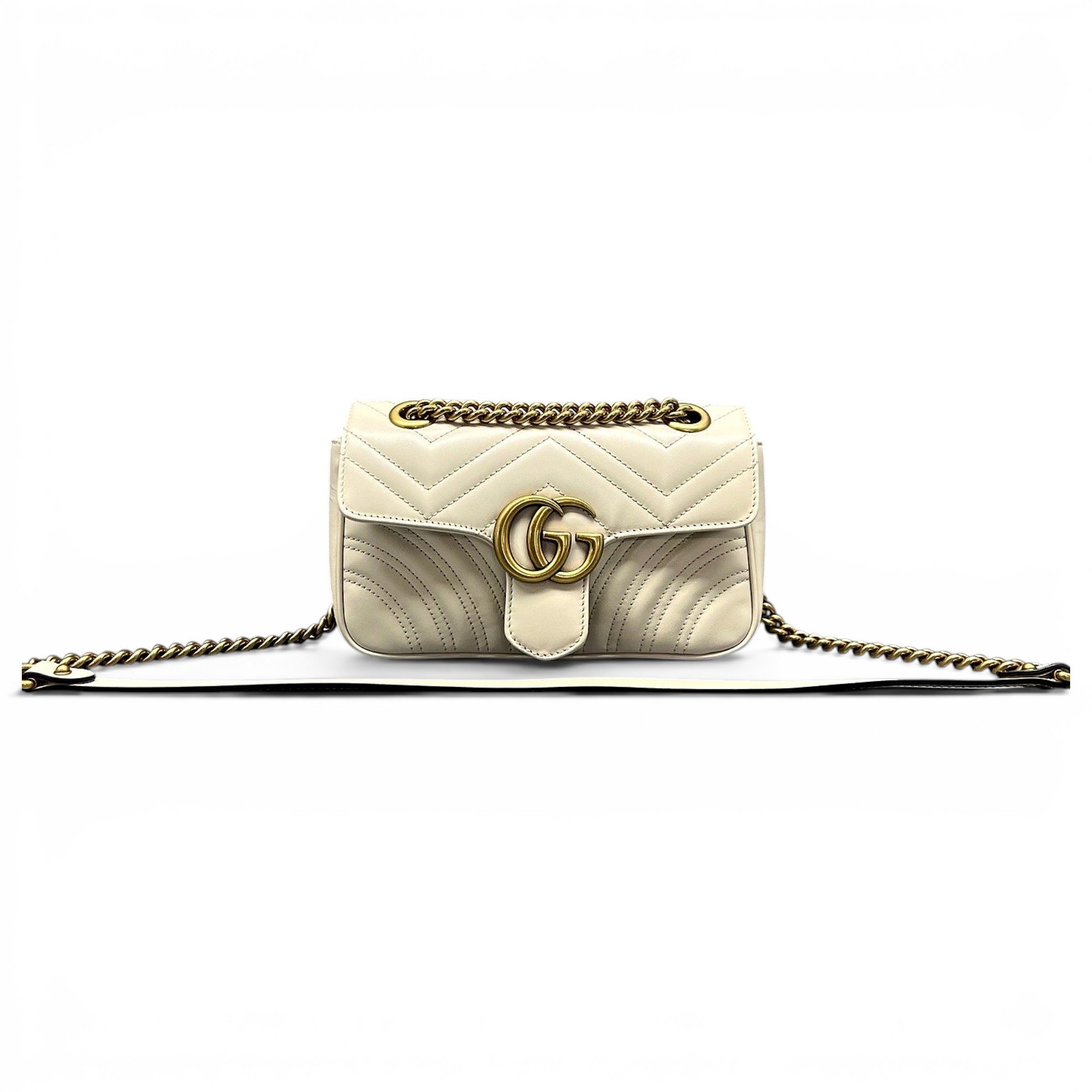GG Marmont Flap leather handbag