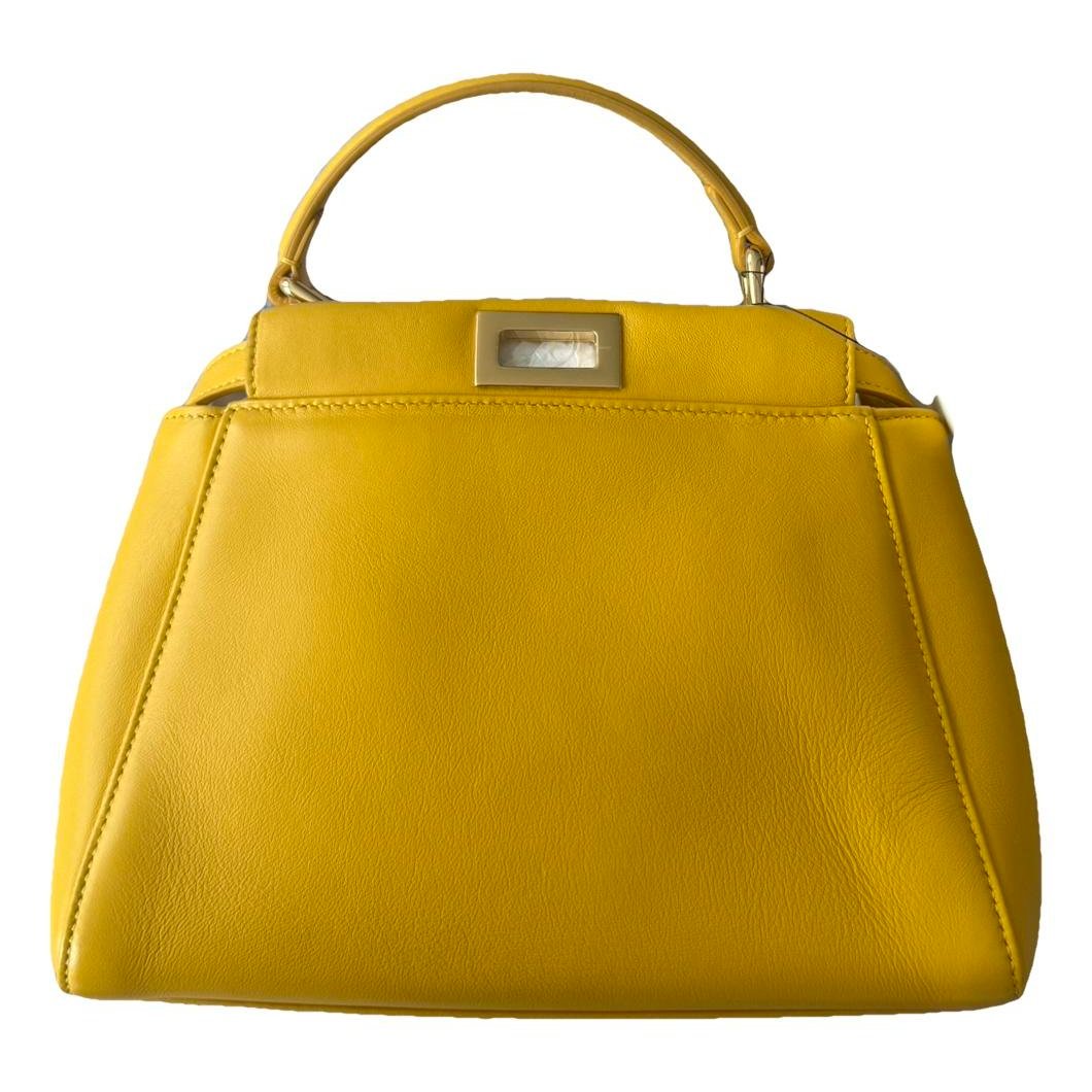 Peekaboo leather handbag