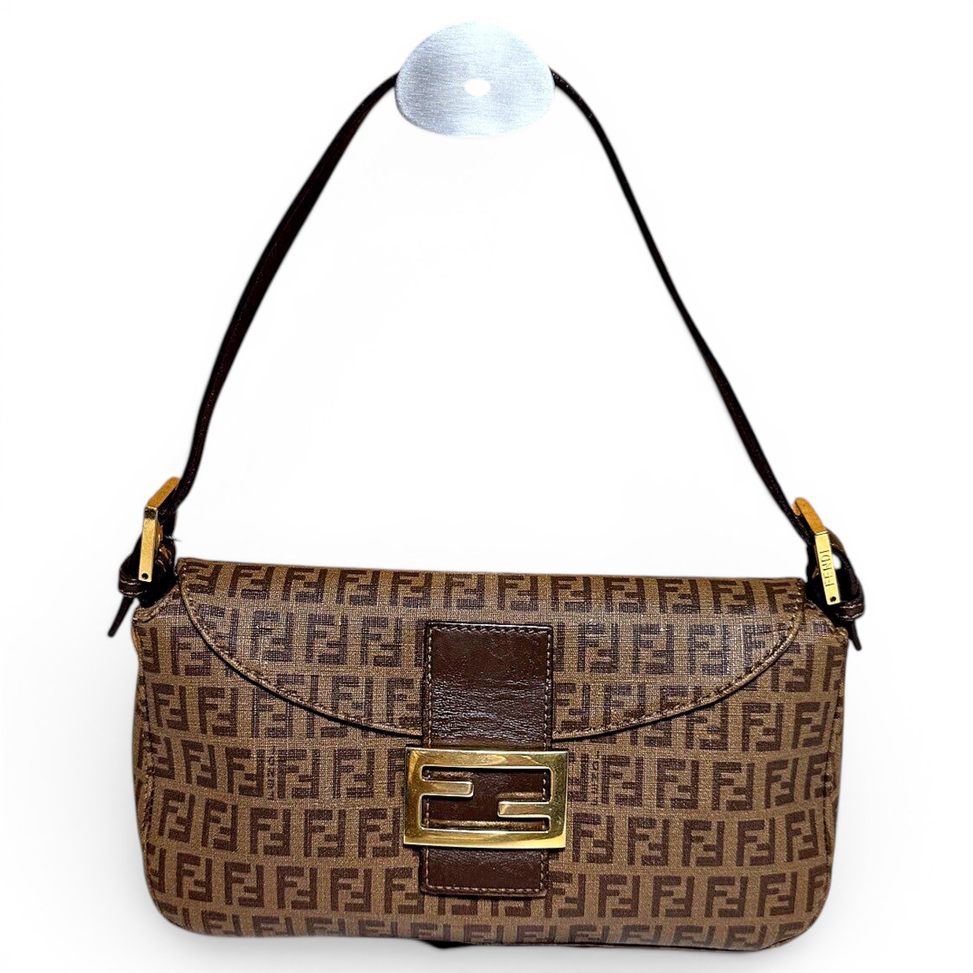Baguette leather handbag