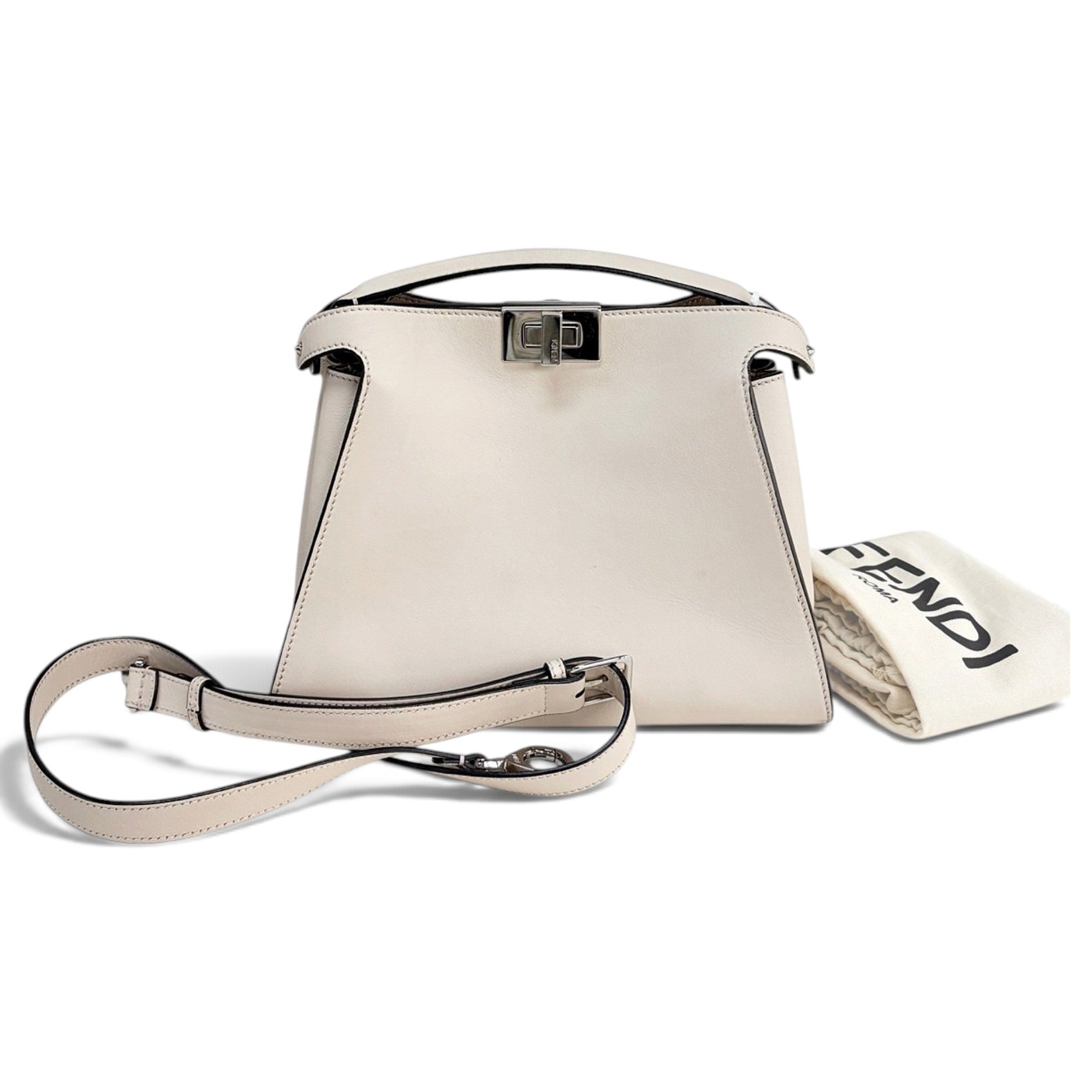 Peekaboo leather handbag