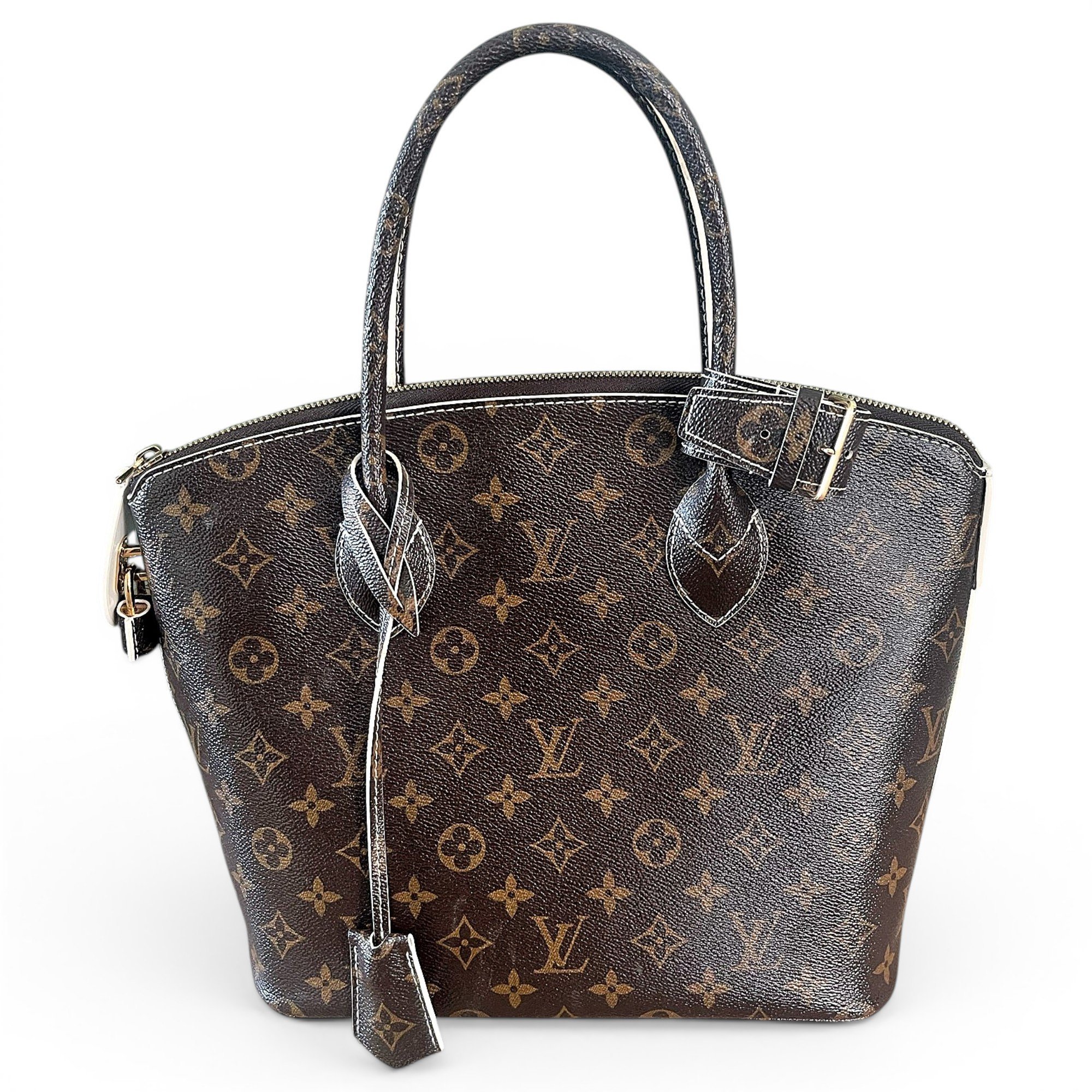 Lockit leather handbag