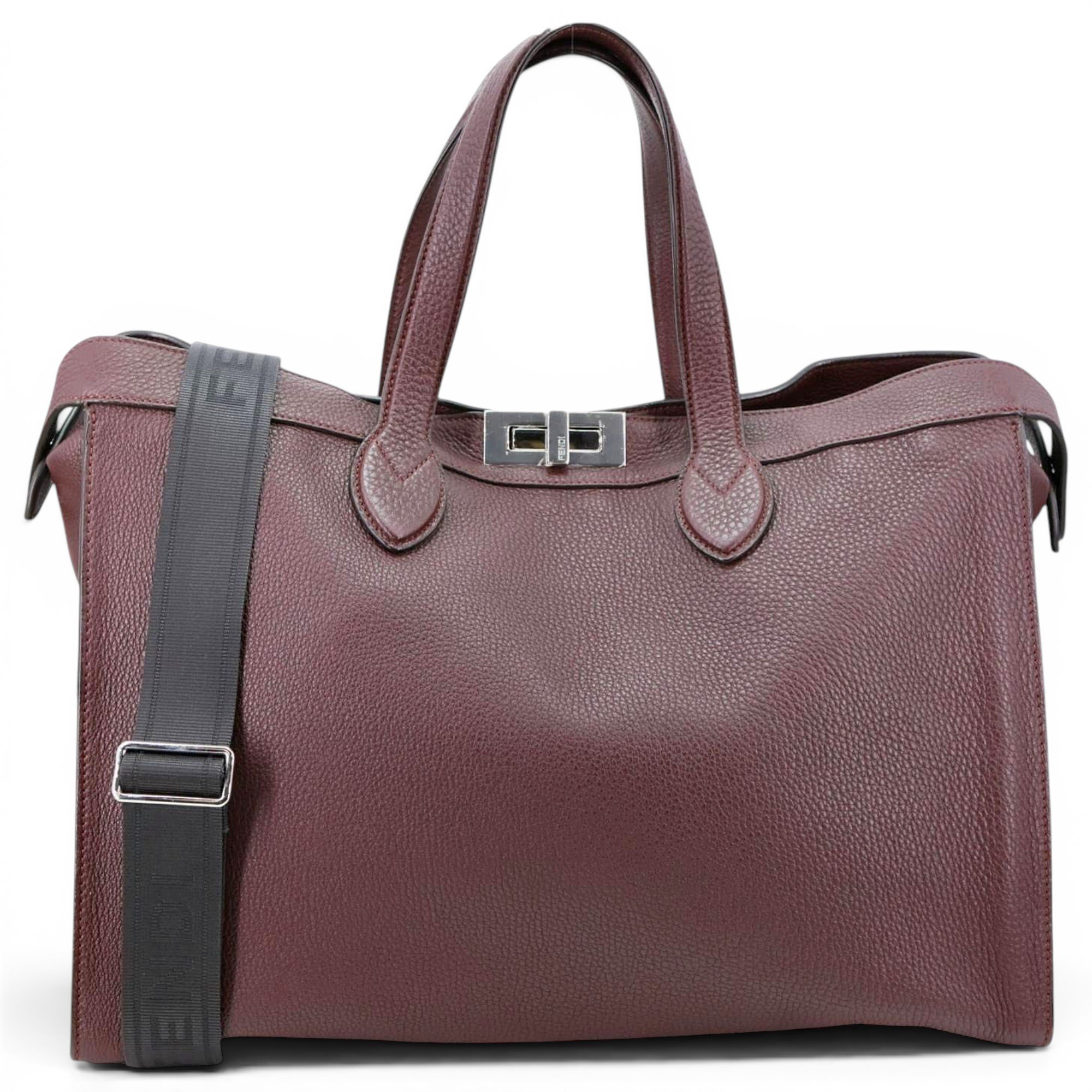 Fendi Peekaboo leather satchel