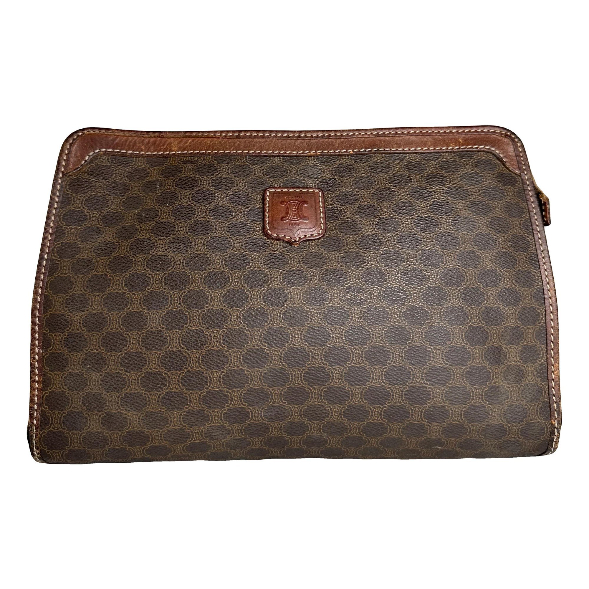 Triomphe leather mini bag