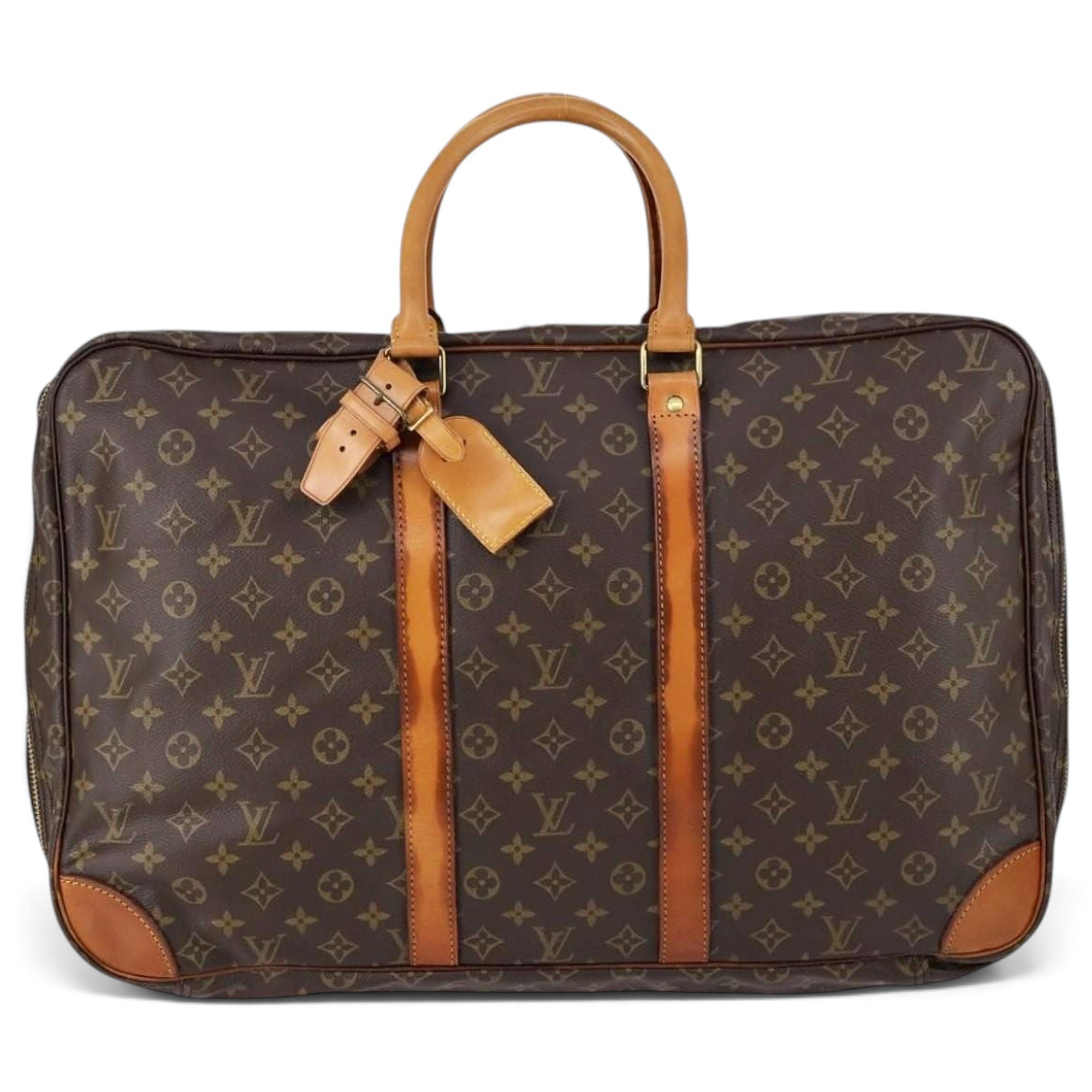Leather bowling bag