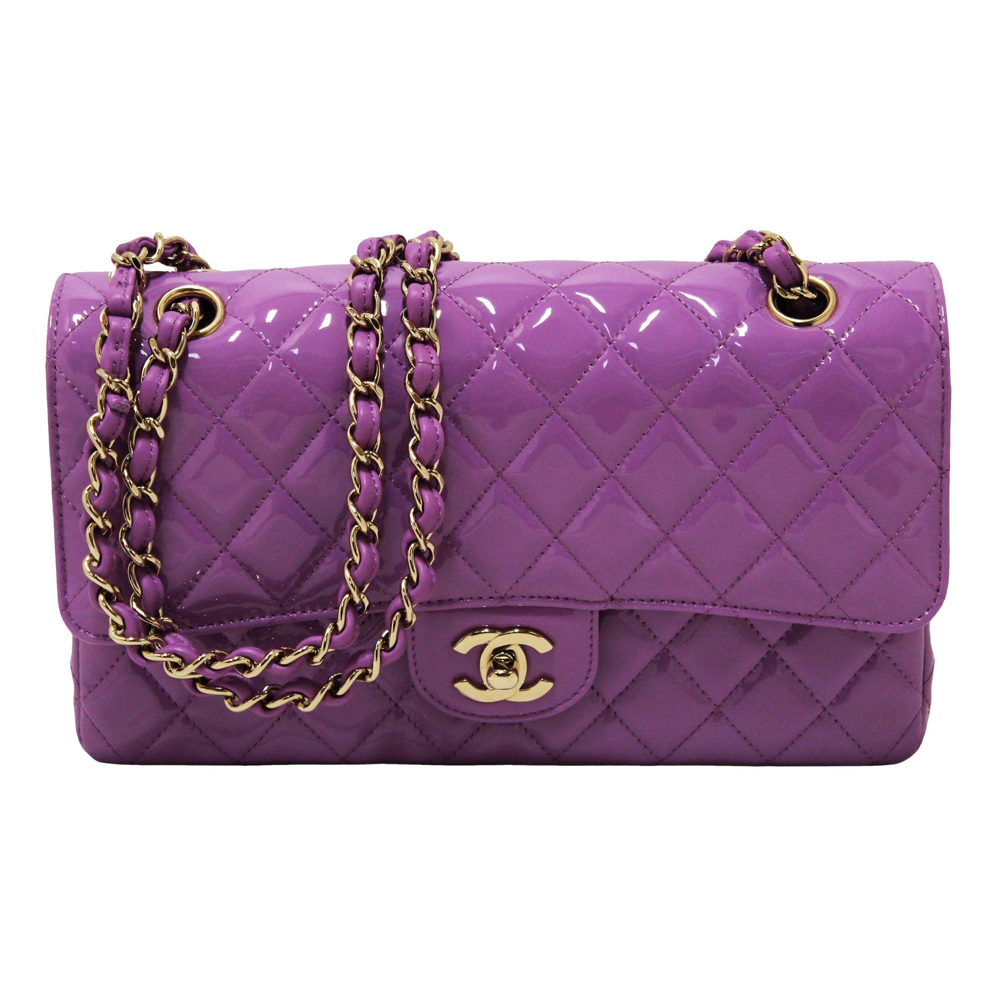 Timeless/Classique patent leather handbag