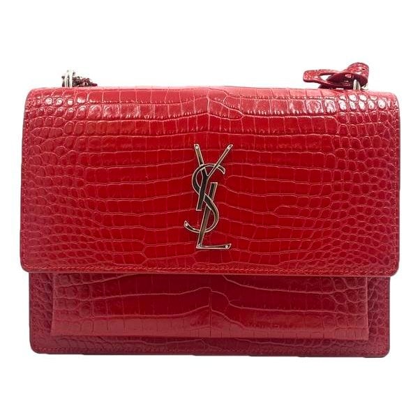 Sunset leather handbag