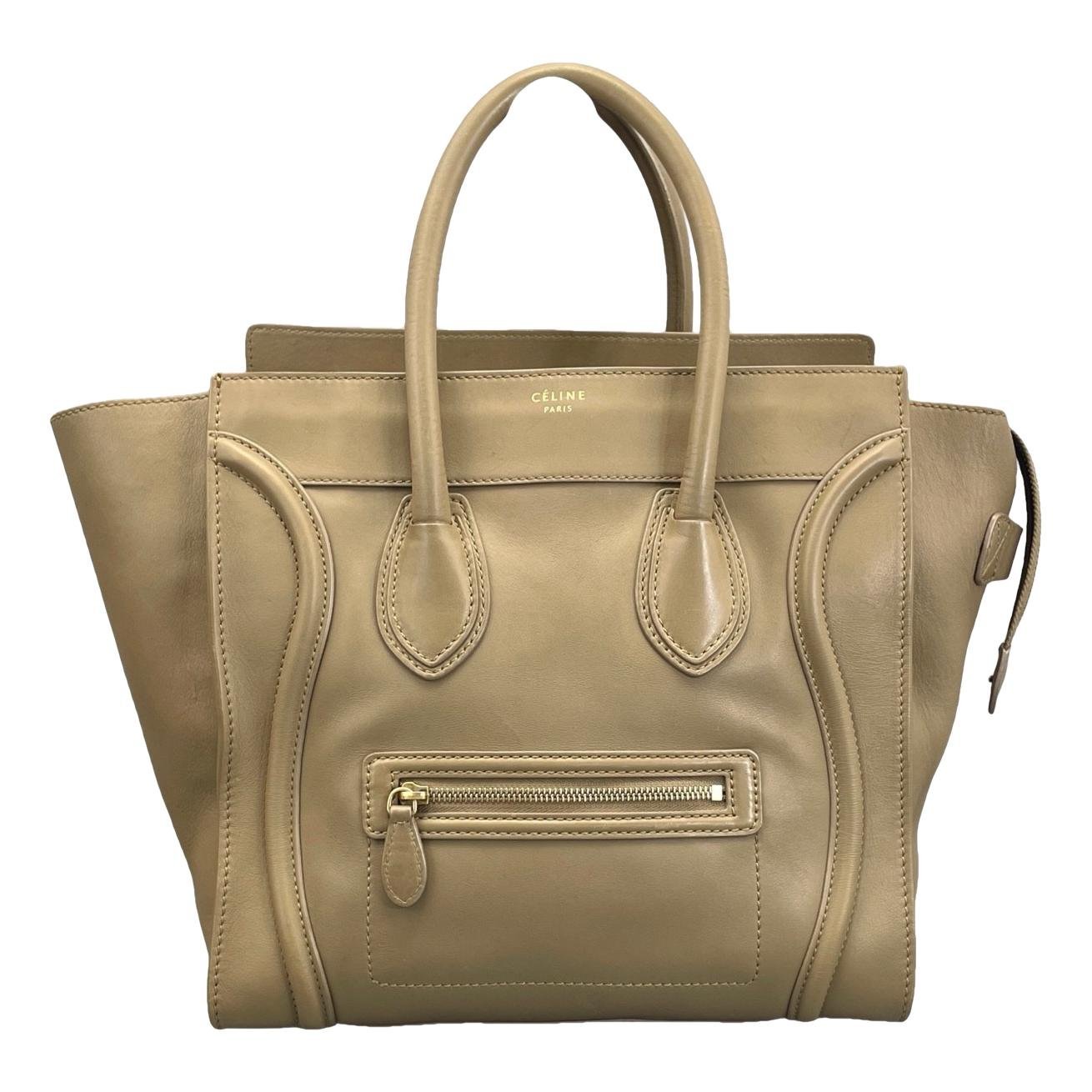 Luggage leather handbag
