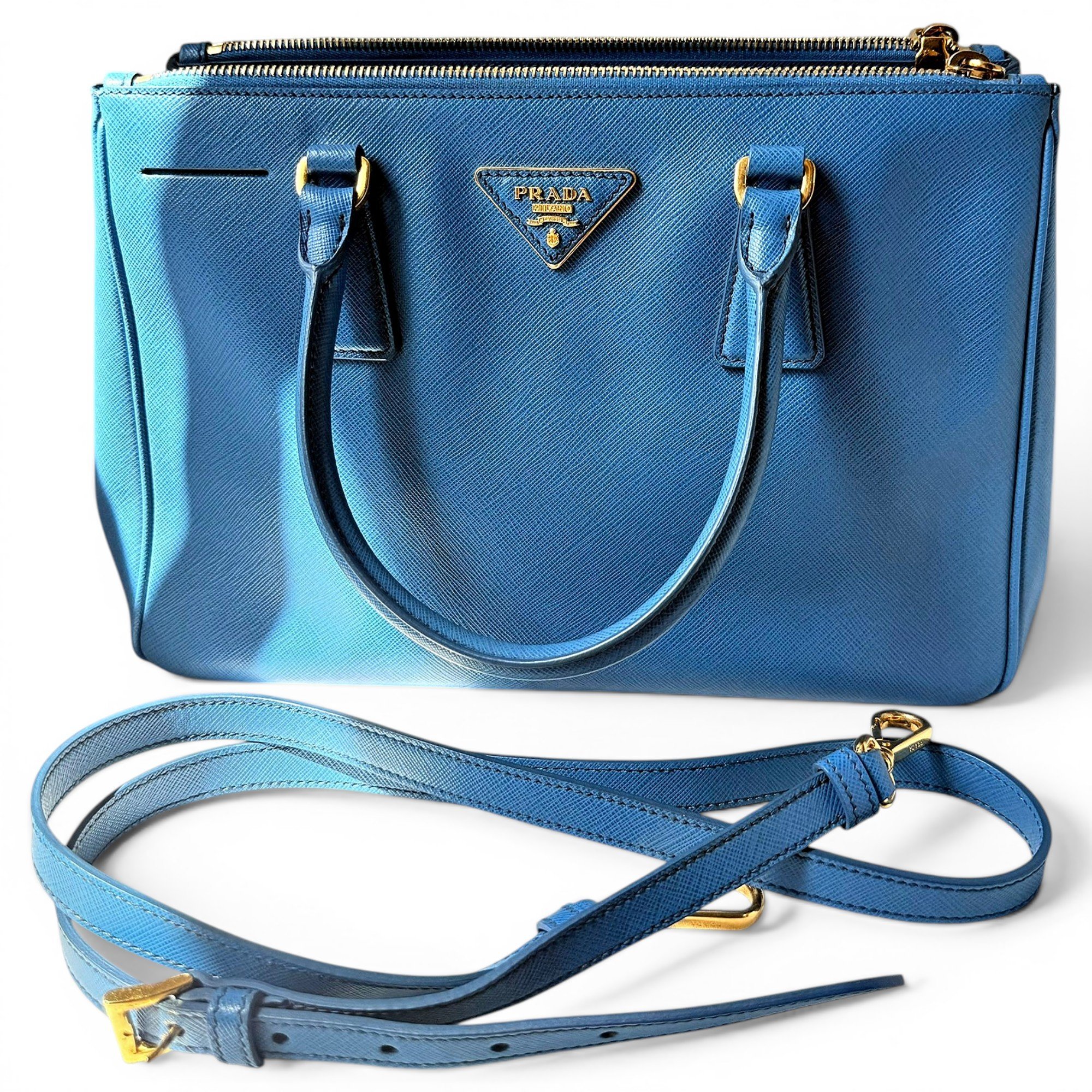Galleria leather handbag