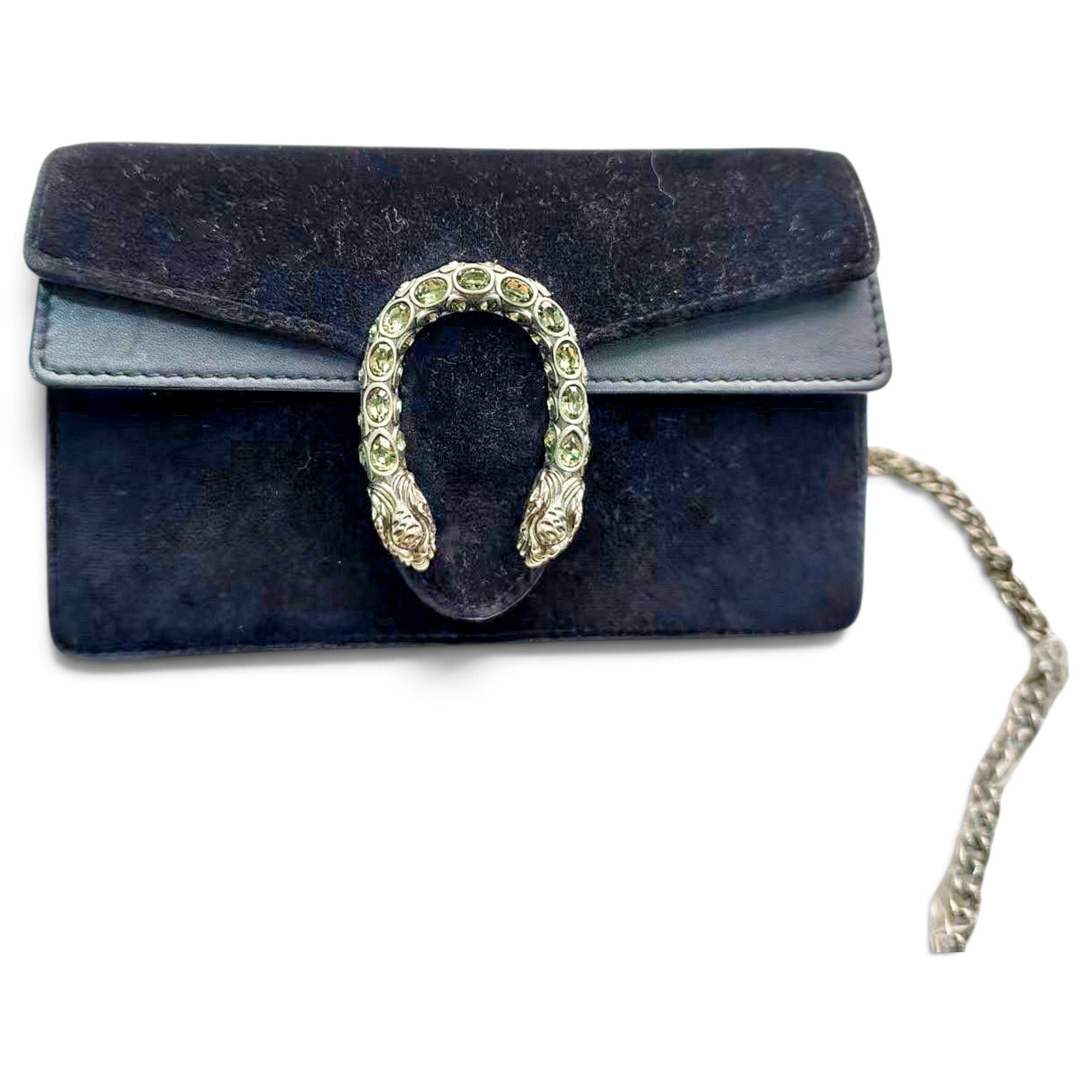 Dionysus Super Mini velvet handbag