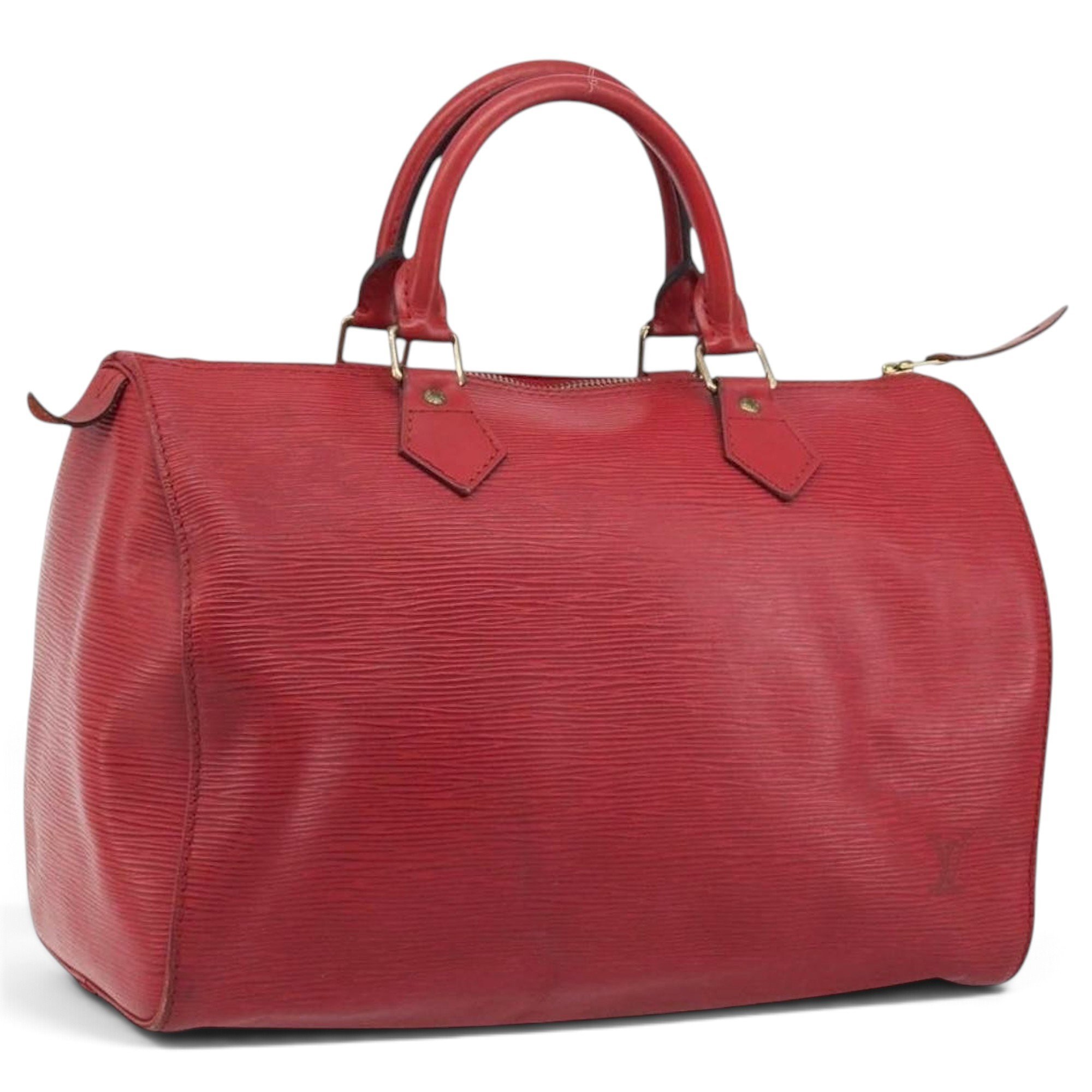 Speedy leather handbag