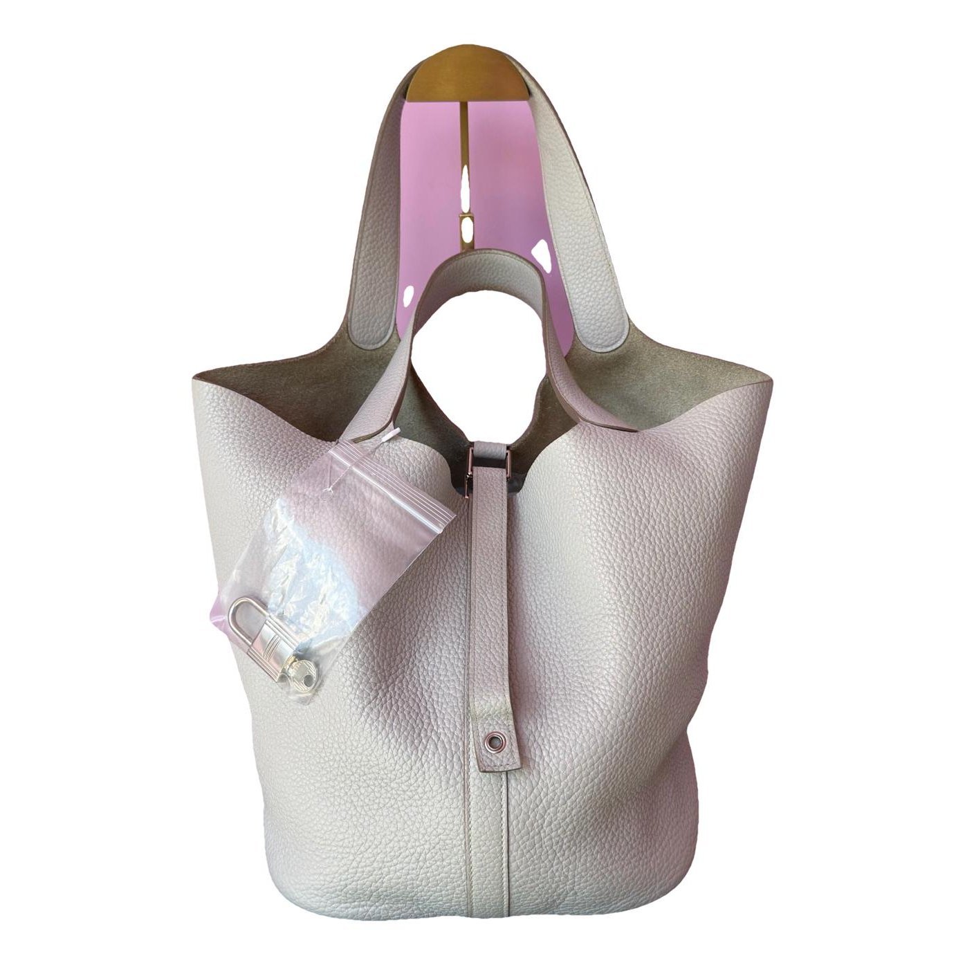 Picotin leather handbag