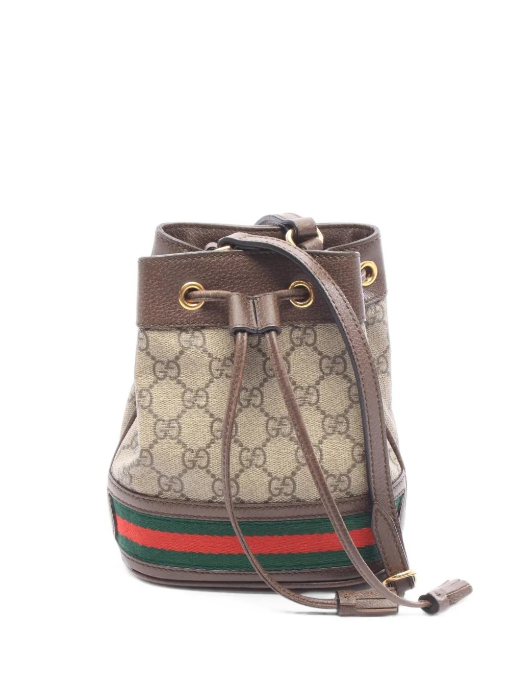 2000s mini Ophidia GG Supreme bucket bag