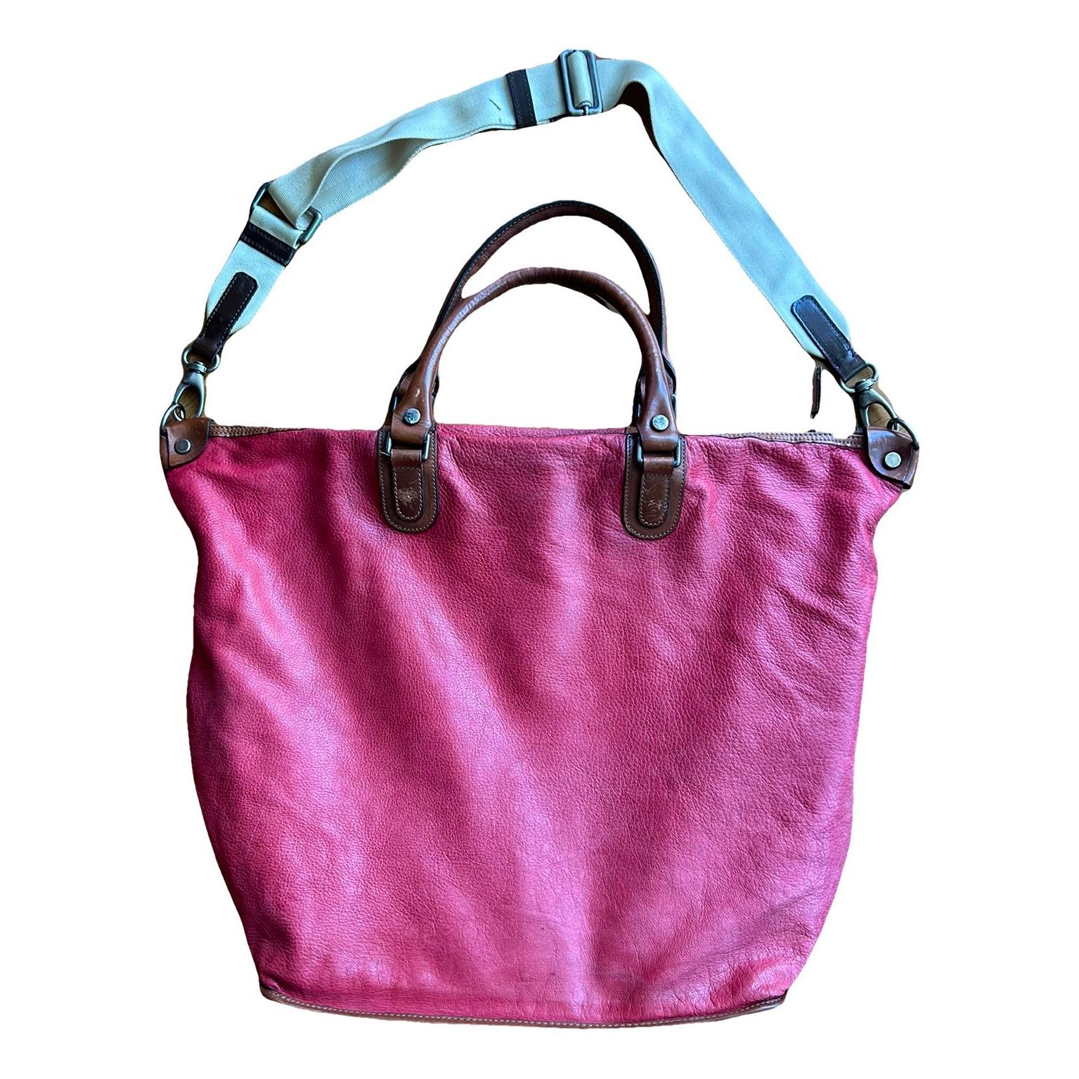 Leather handbag