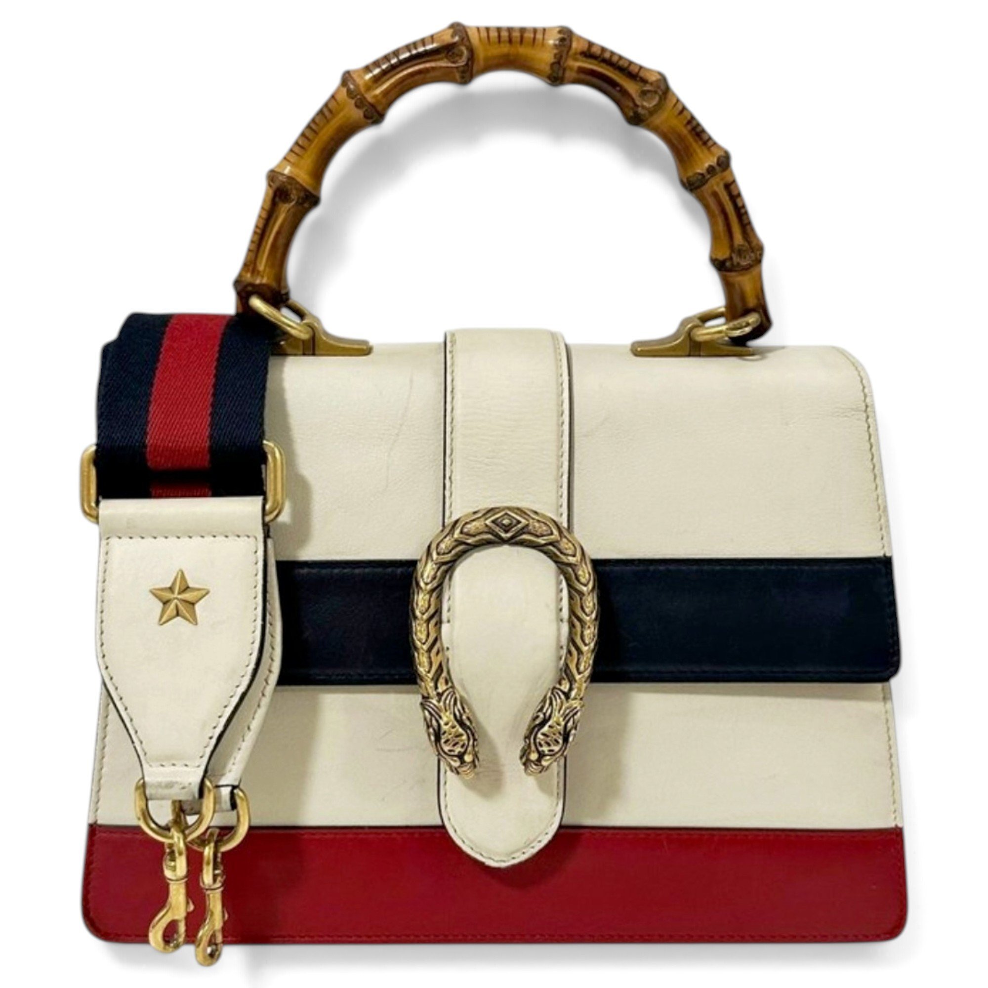 Dionysus Bamboo leather handbag