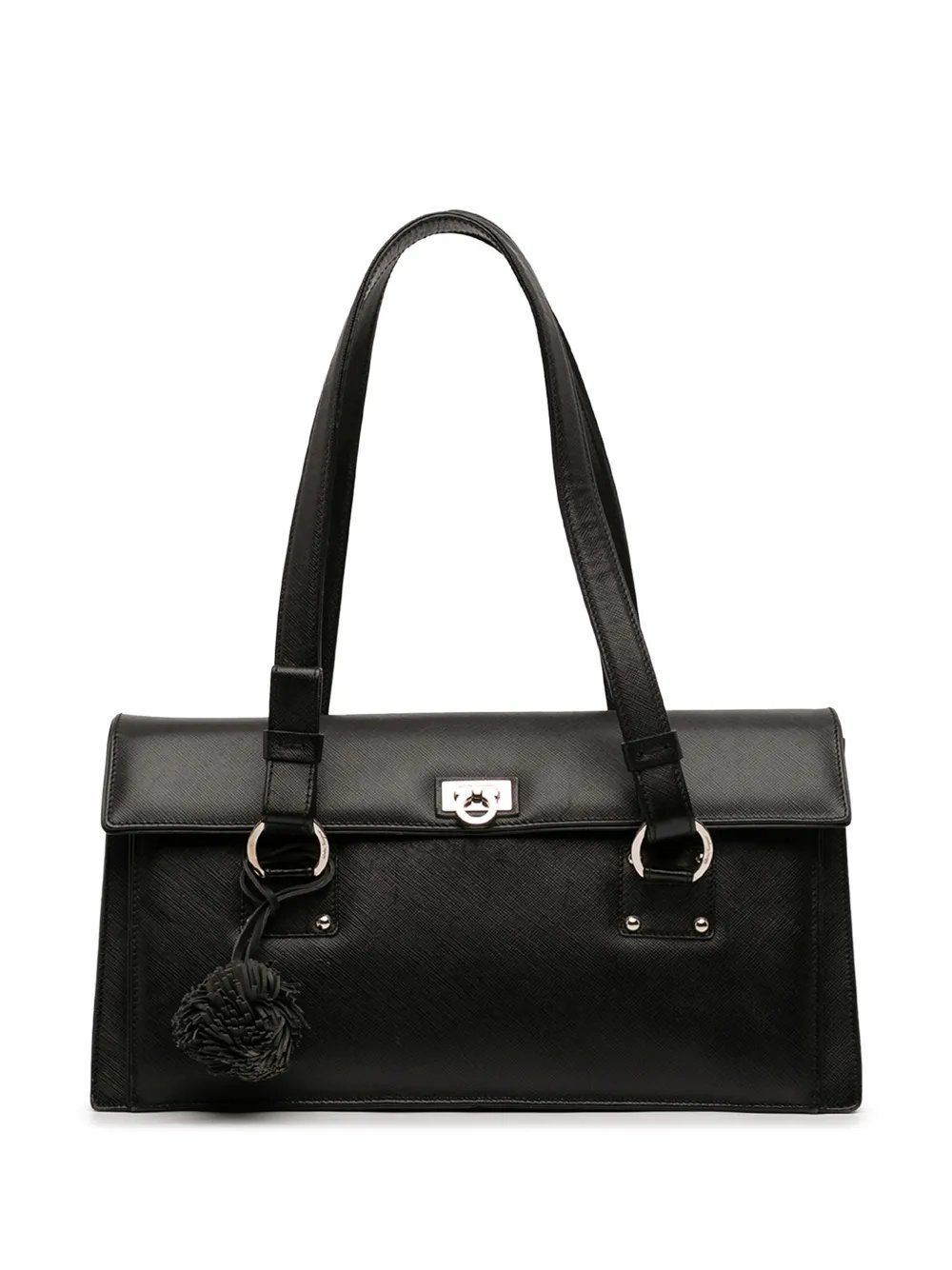 1990-2020 Leather Gancini shoulder bag