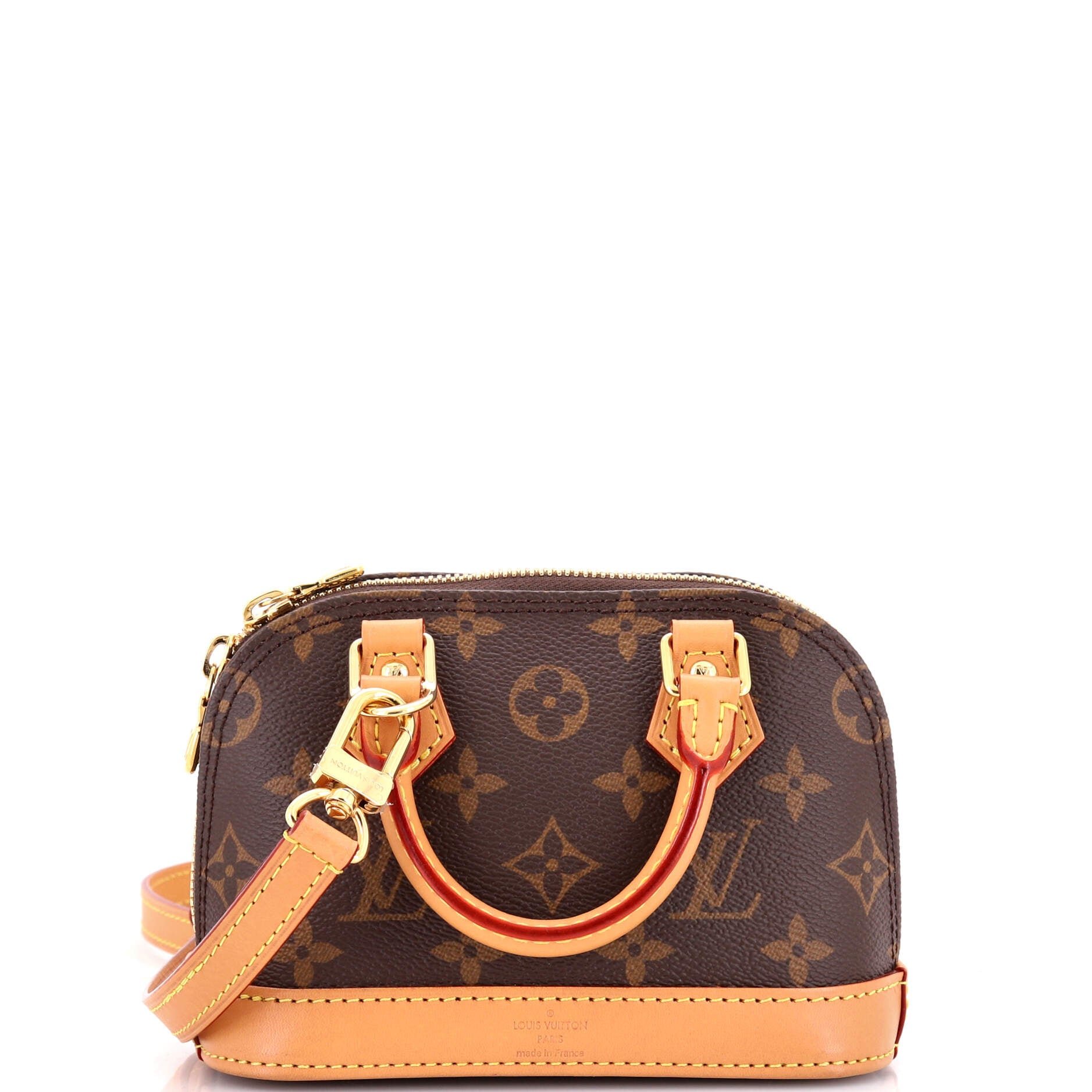 Alma Handbag Monogram Canvas Nano