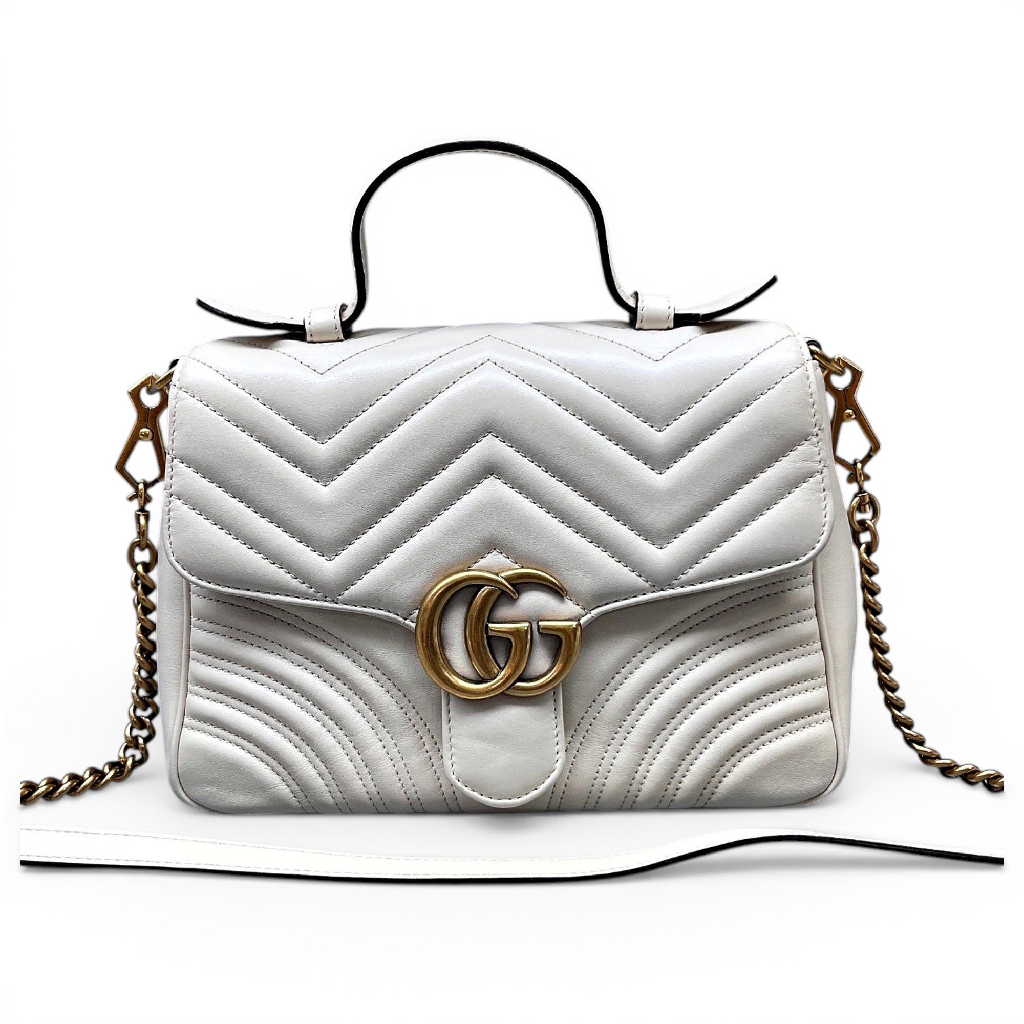 GG Marmont Flap leather handbag