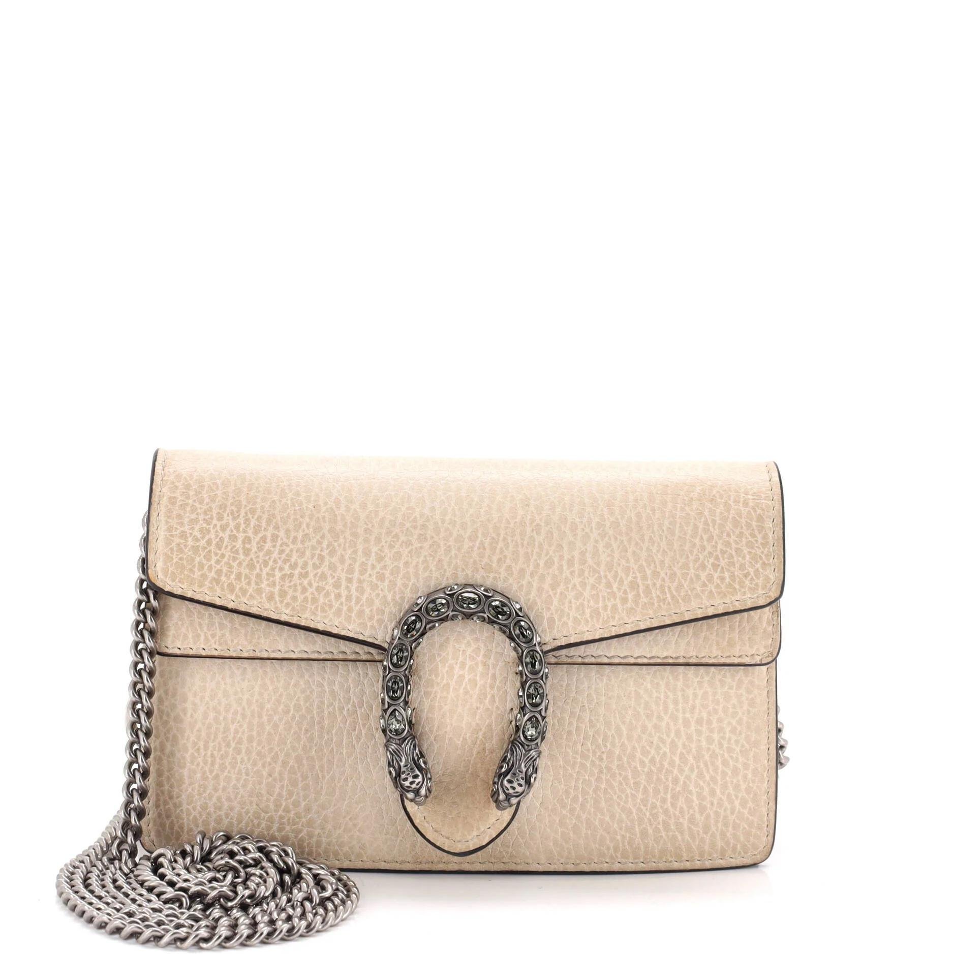 Leather clutch bag