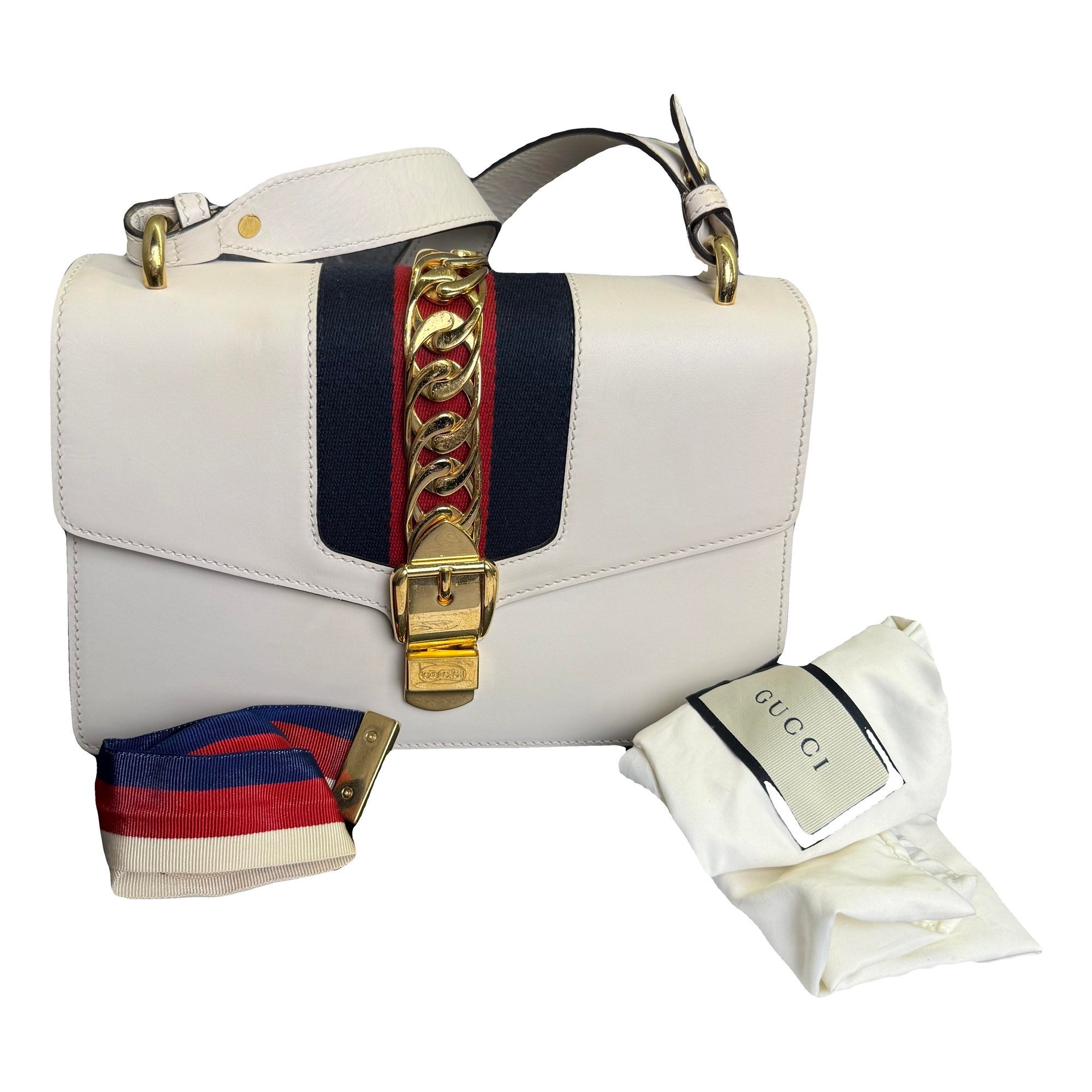 Sylvie leather clutch bag
