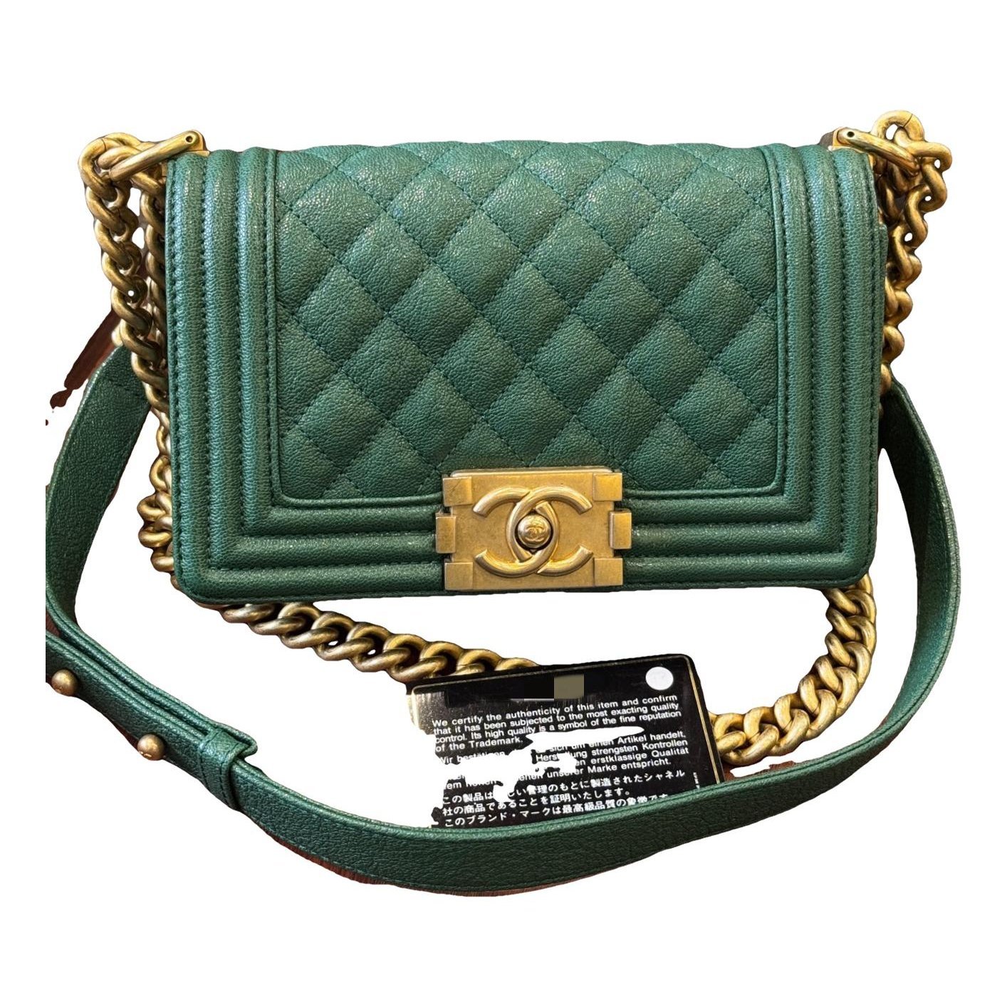 Boy leather crossbody bag