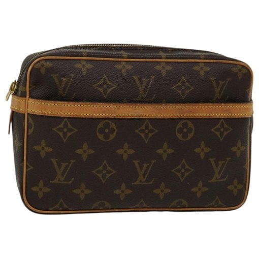 Leather clutch bag