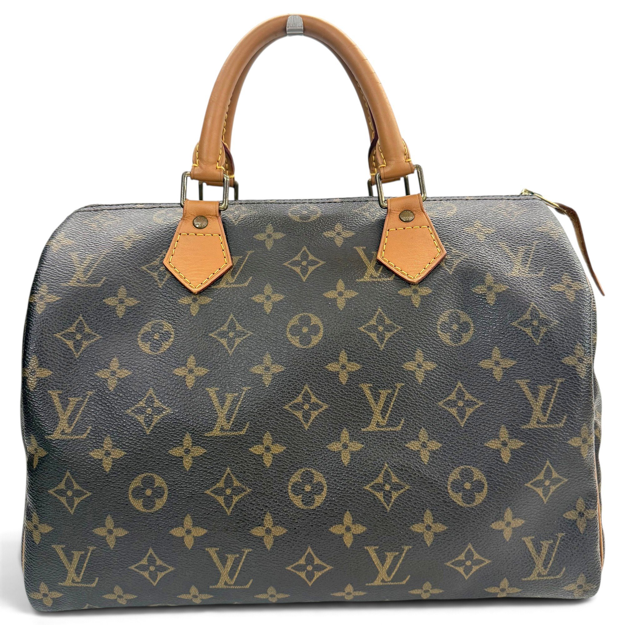 Speedy leather handbag