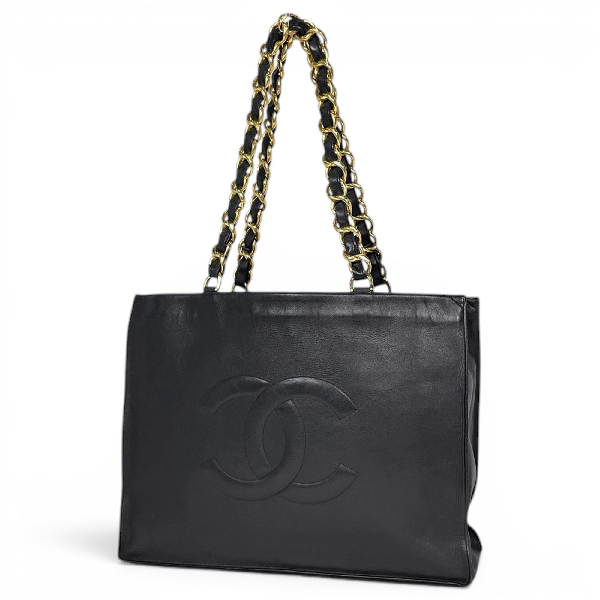 Leather tote