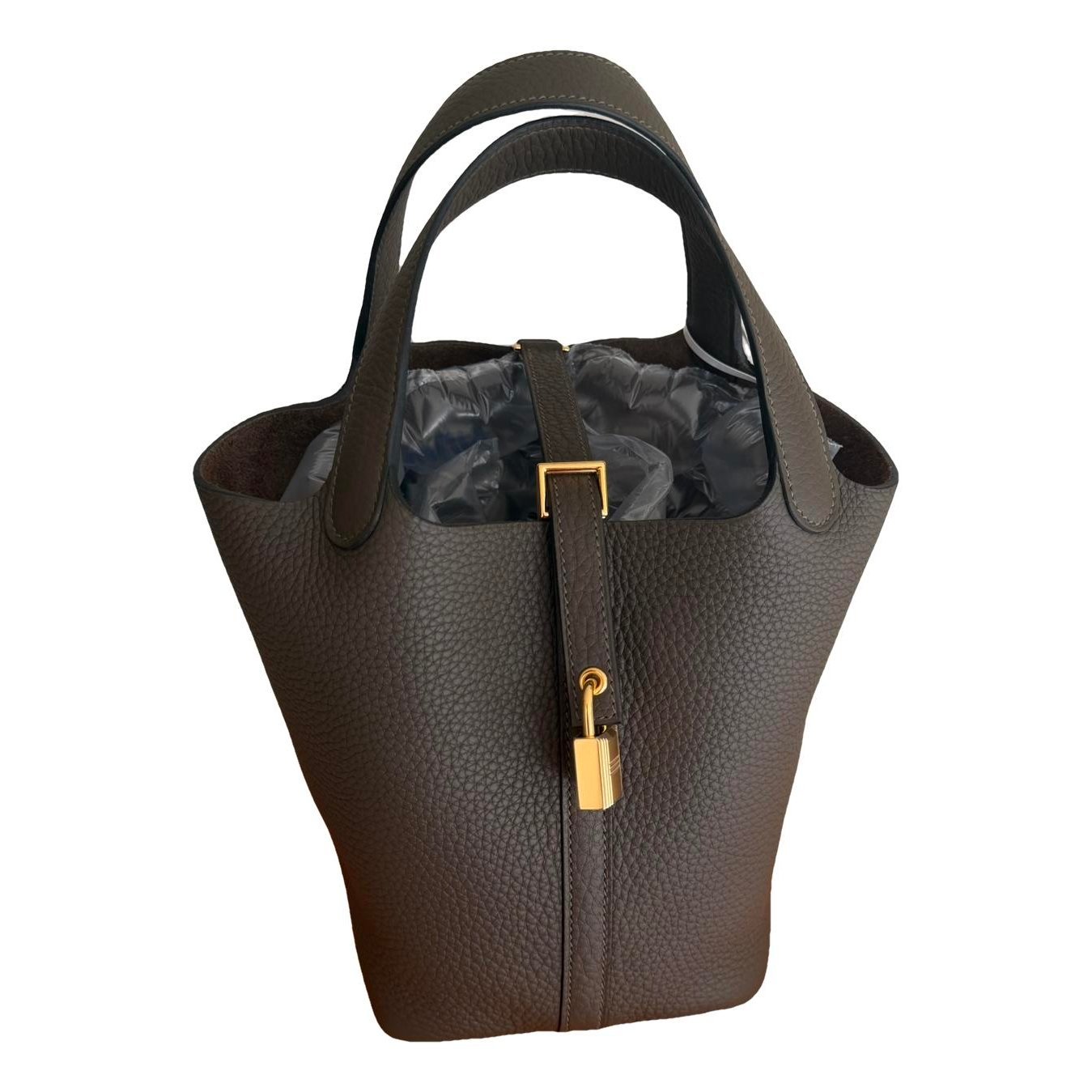Picotin leather handbag